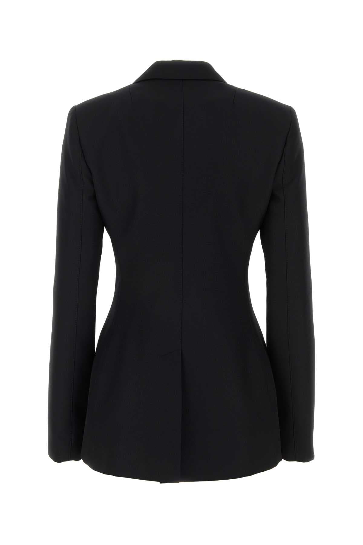 Black grain de poudre blazer - мініатюра 2