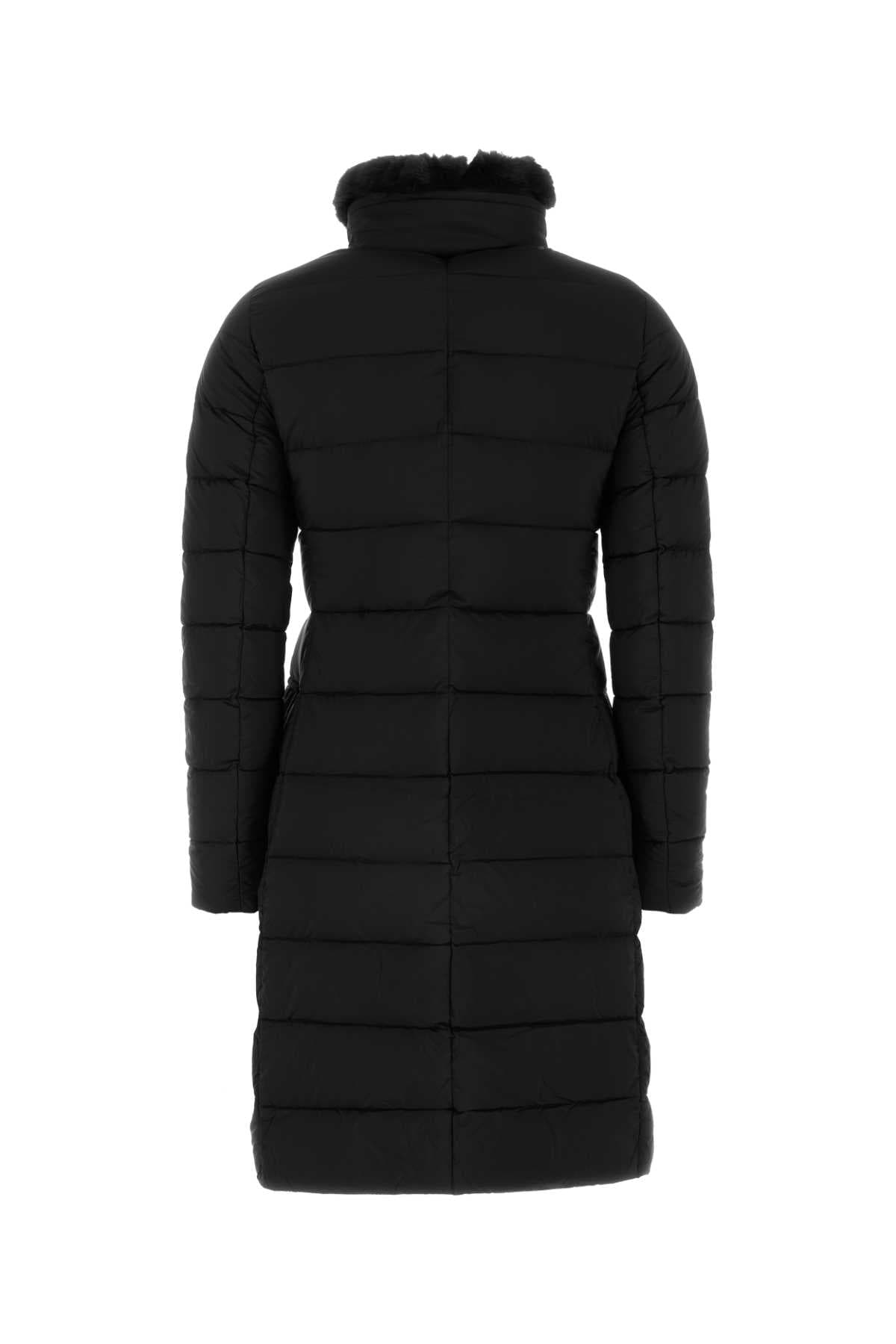 Black nylon blend Vetivers down jacket - мініатюра 2
