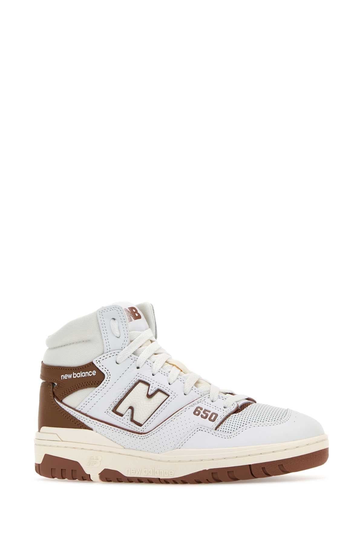Two-tone leather 650 sneakers - мініатюра 2