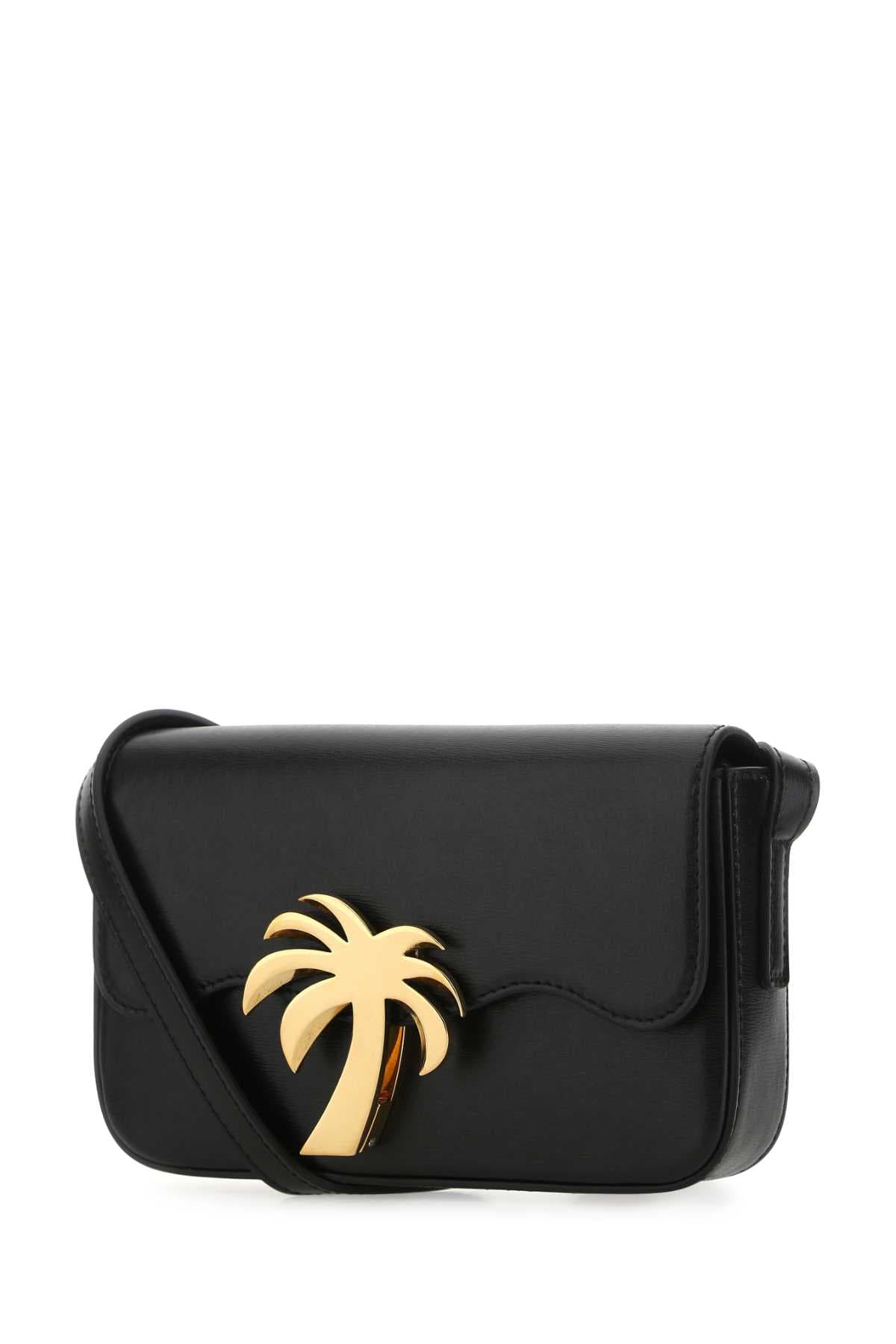 Black leather Palm Beach Bridge crossbody bag - мініатюра 2