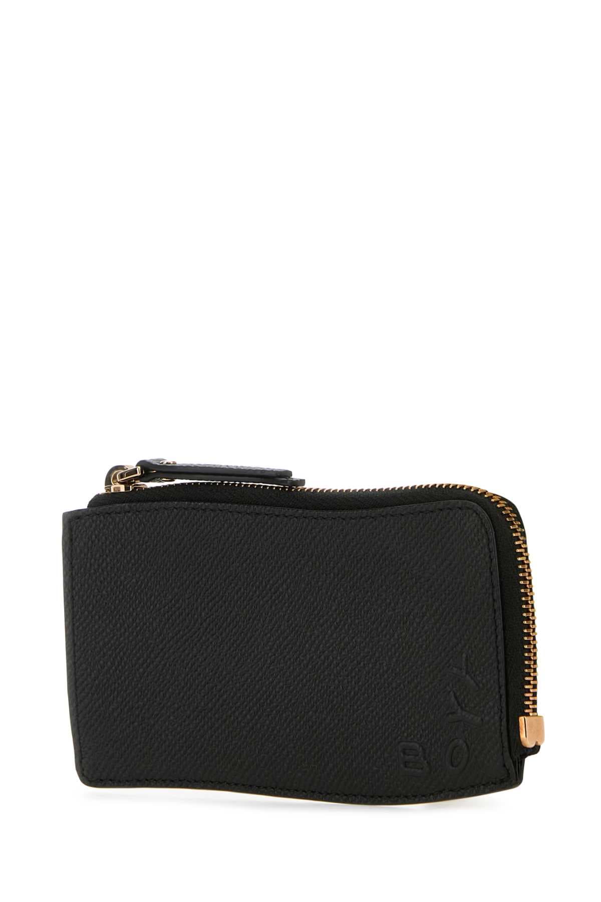 Black leather Epsom cardholder - мініатюра 2