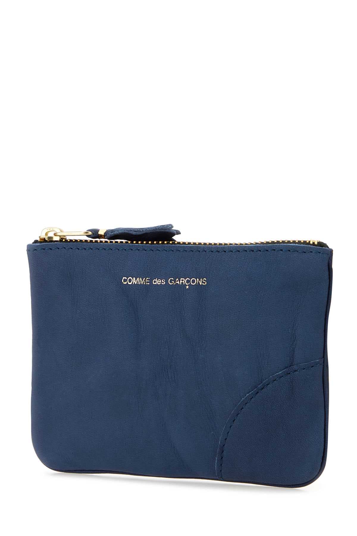 Blue leather pouch - мініатюра 2