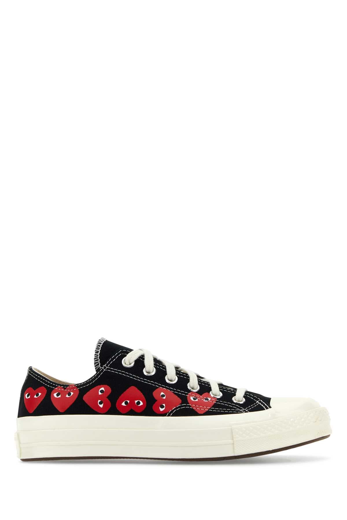 Black canvas Comme Des Garçons X Converse sneakers