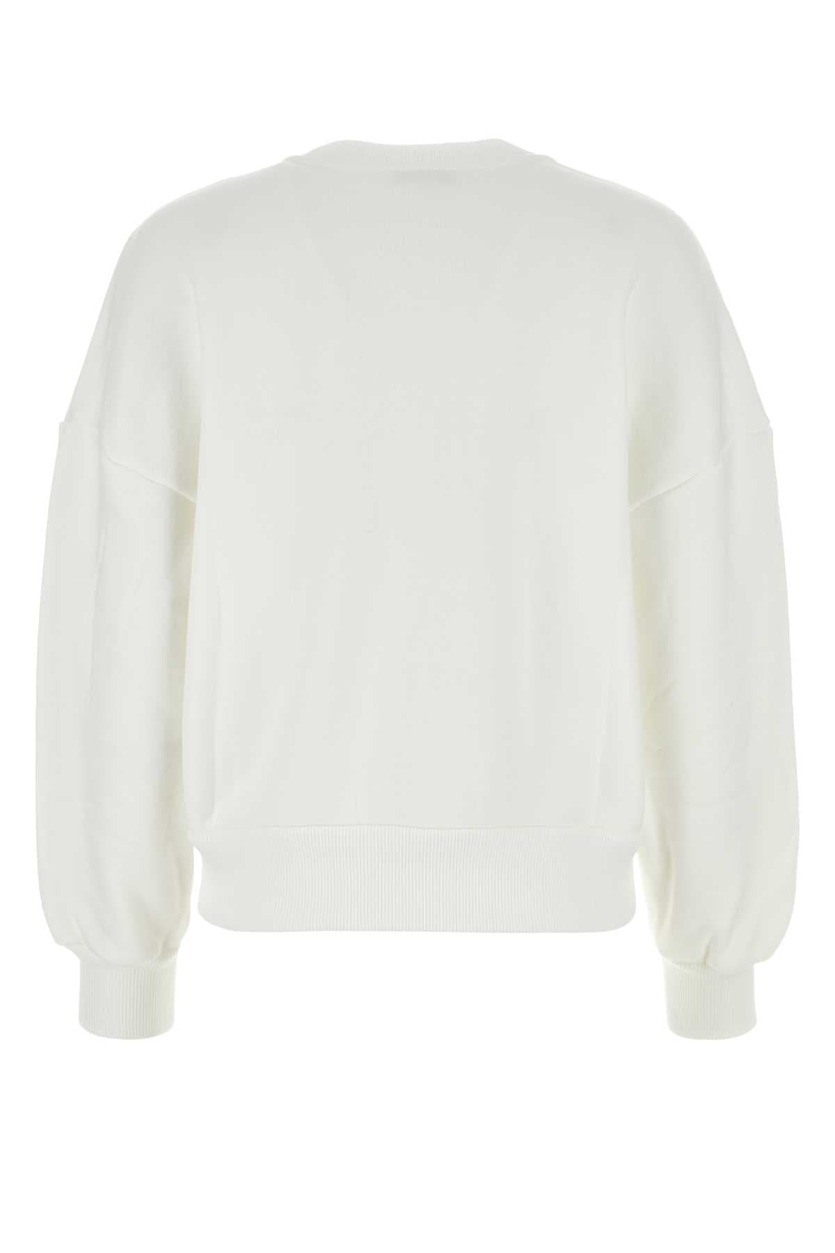 White cotton sweatshirt - мініатюра 2