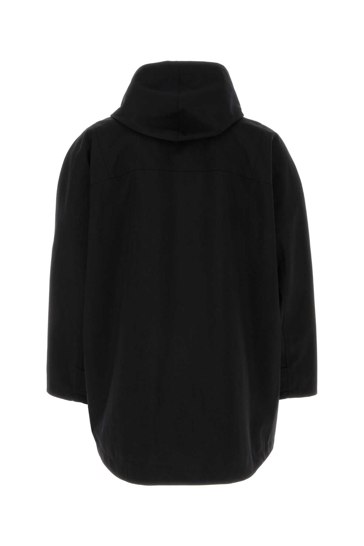 Black nylon windbreaker - мініатюра 2