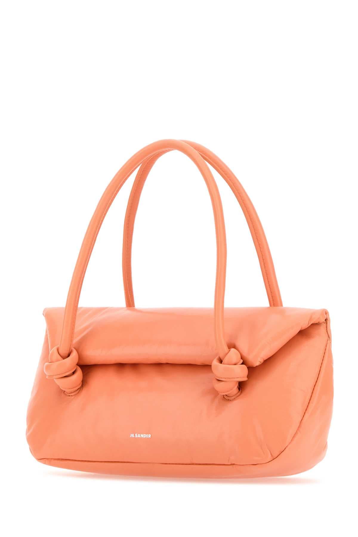 Peach leather small Knot Handle handbag - мініатюра 2