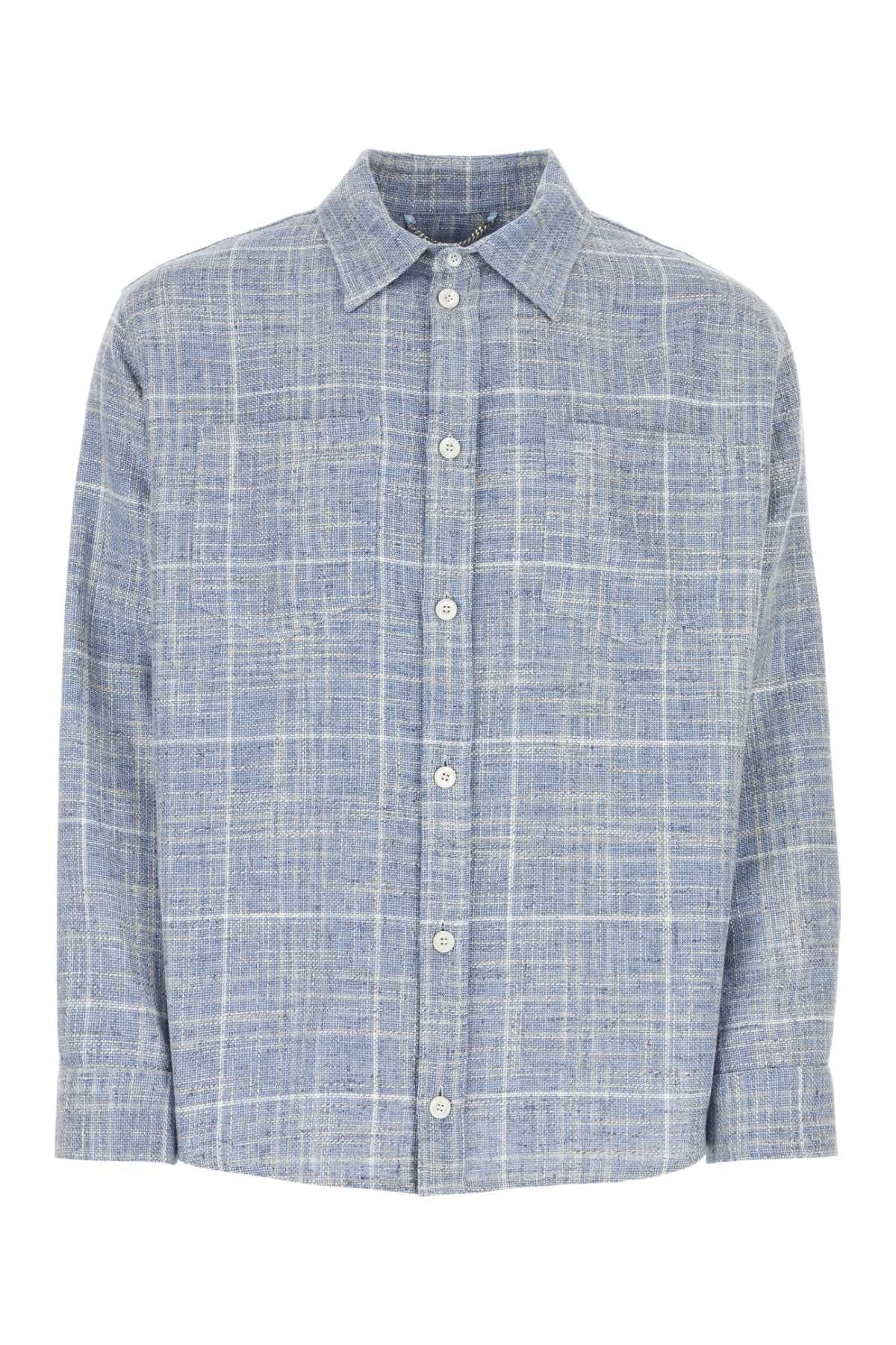 Embroidered flanel shirt