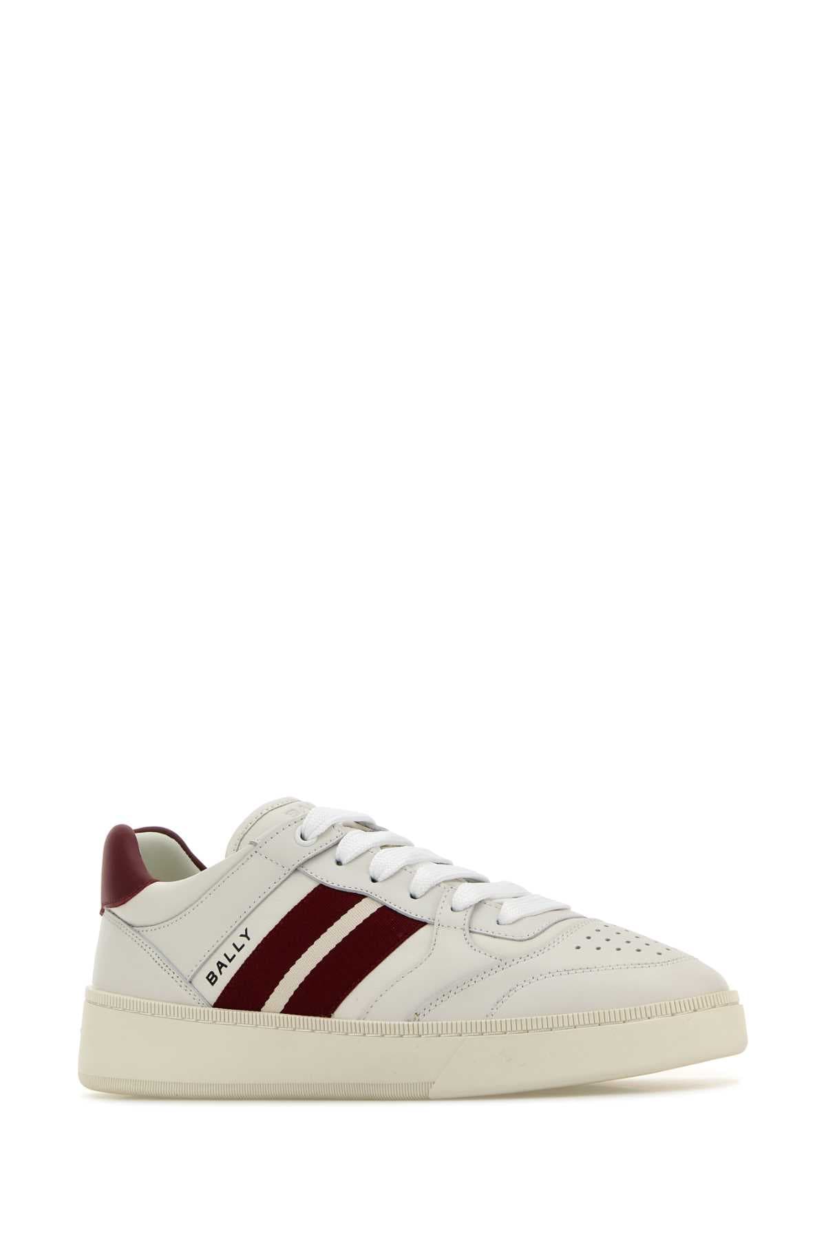 White leather Rebby sneakers - мініатюра 2