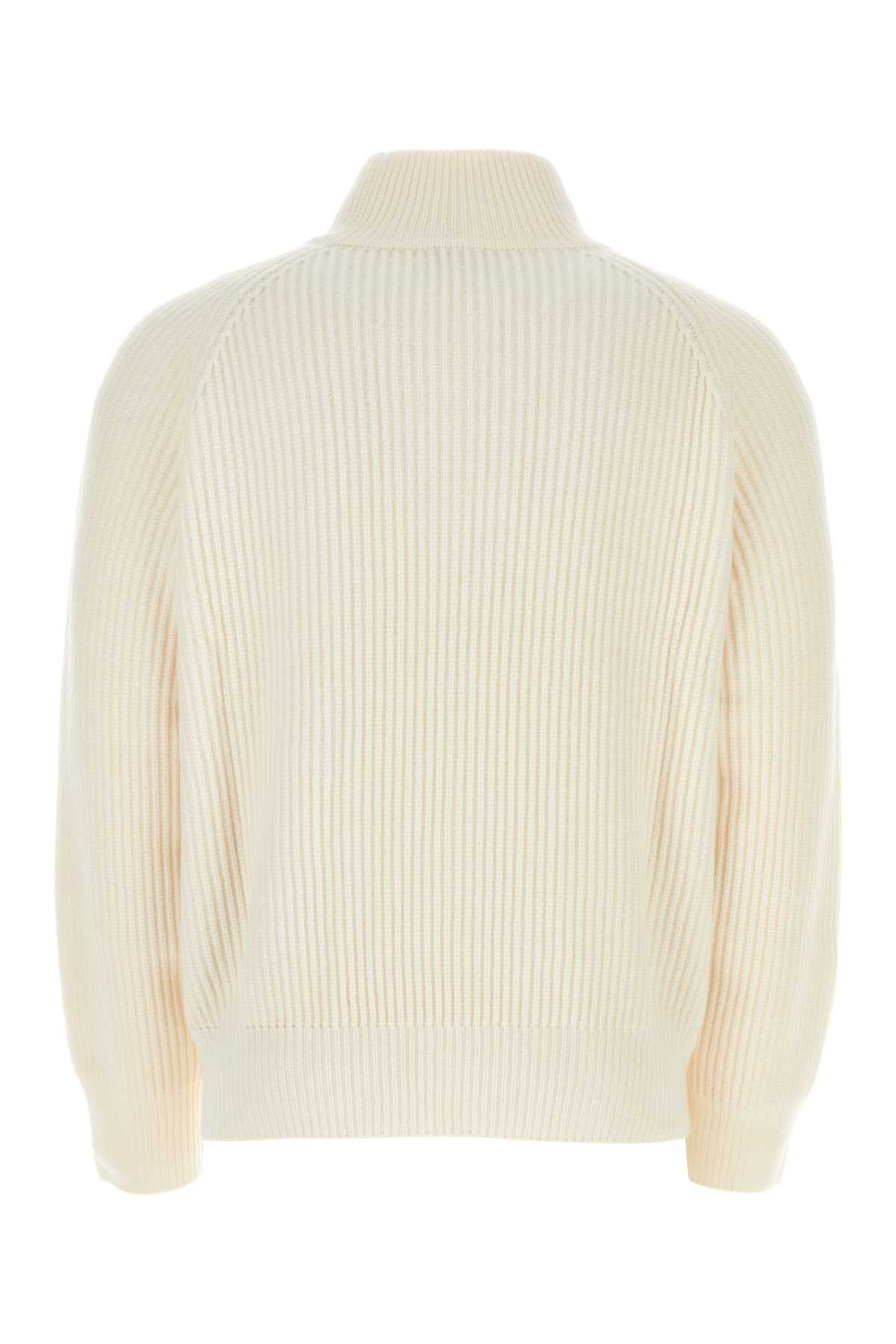 Ivory cashmere sweater - мініатюра 2