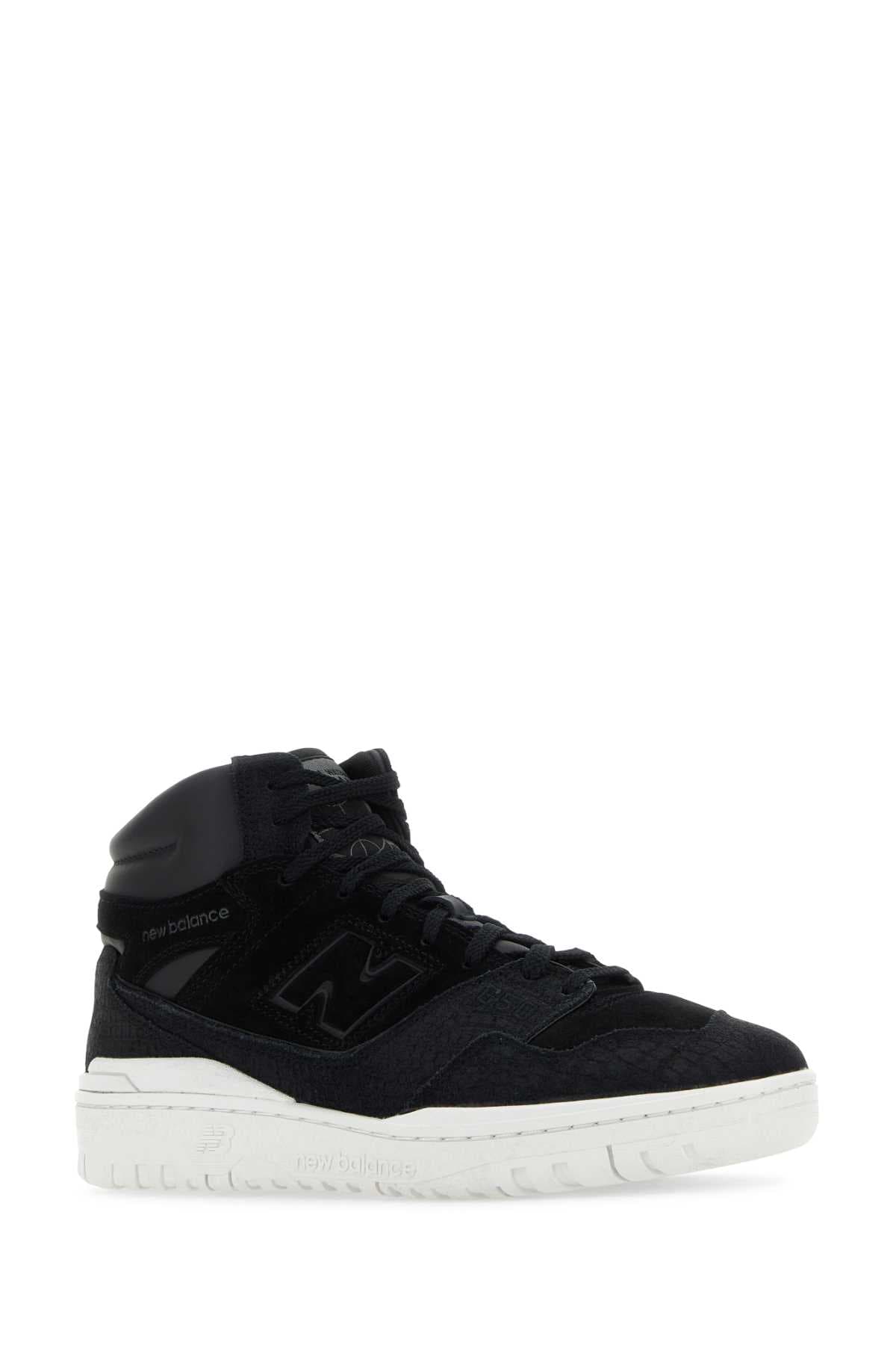 Black suede Junya Watanabe x New Balance BB650 sneakers - мініатюра 2