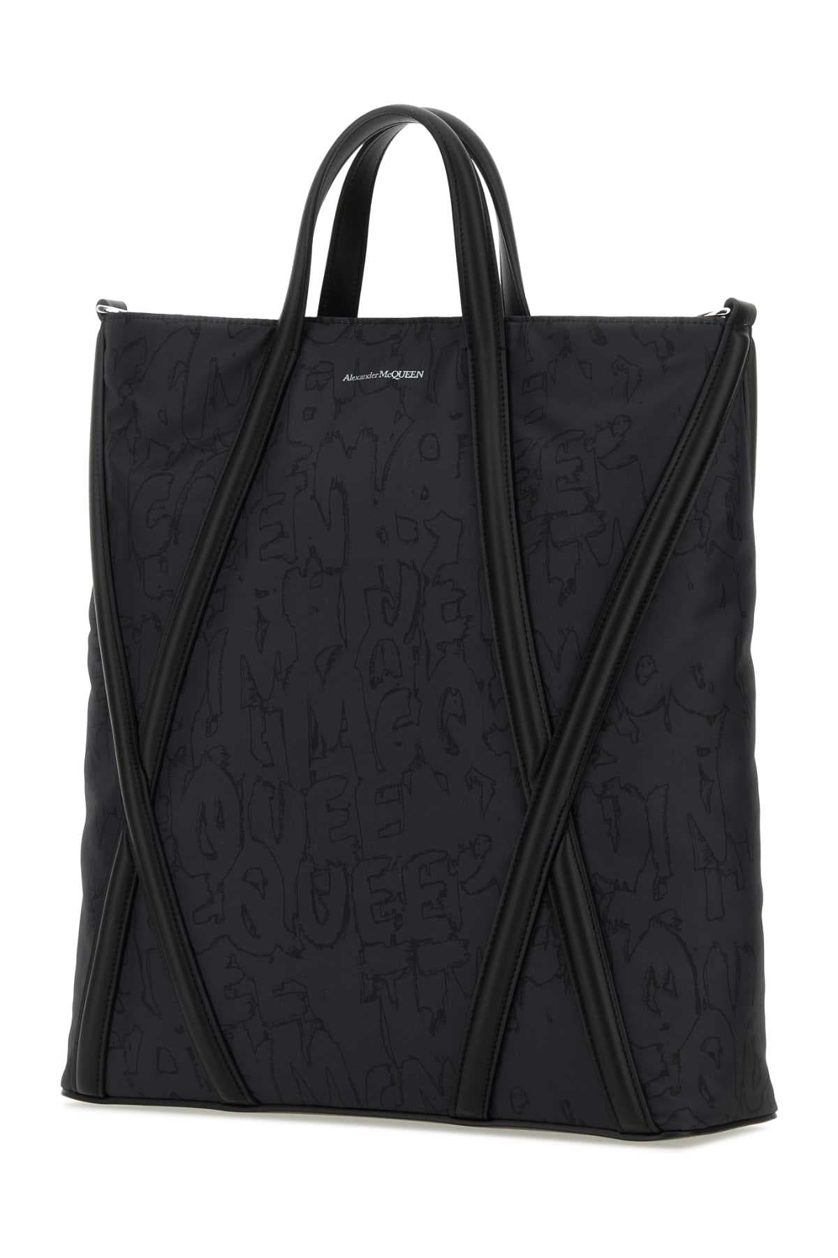 Black nylon The Harness shopping bag - мініатюра 2