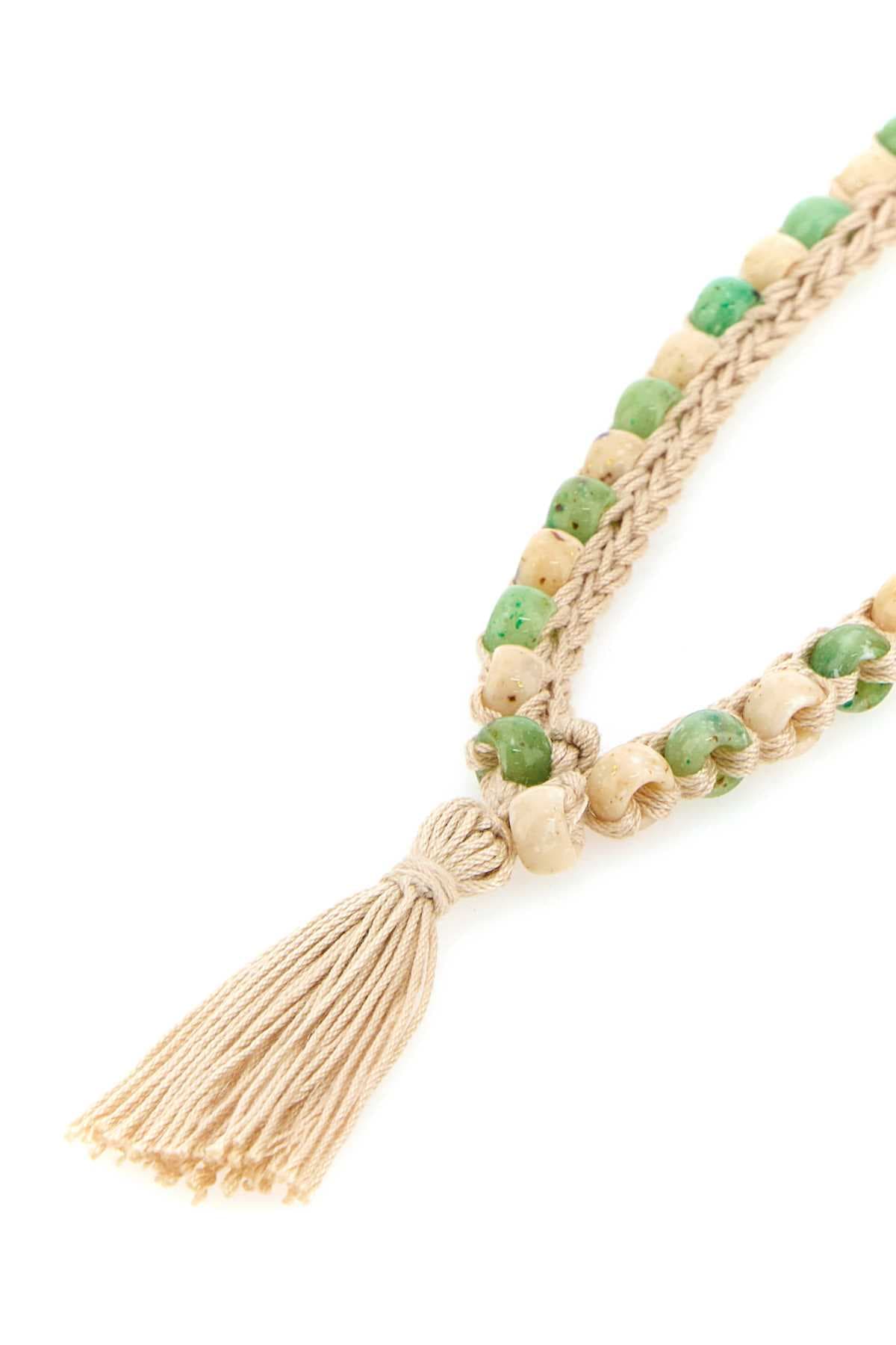 Embellished crochet necklace - мініатюра 2