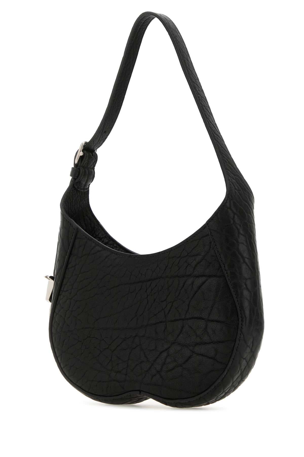 Black leather small Chess shoulder bag - мініатюра 2