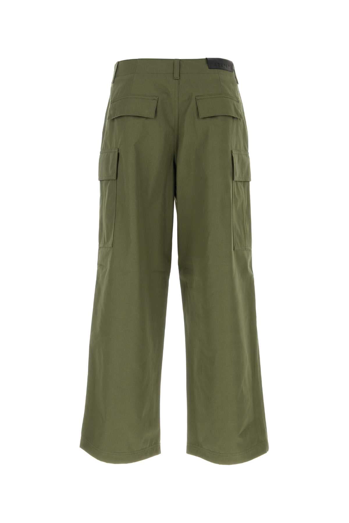 Army green cotton Vince pant - мініатюра 2