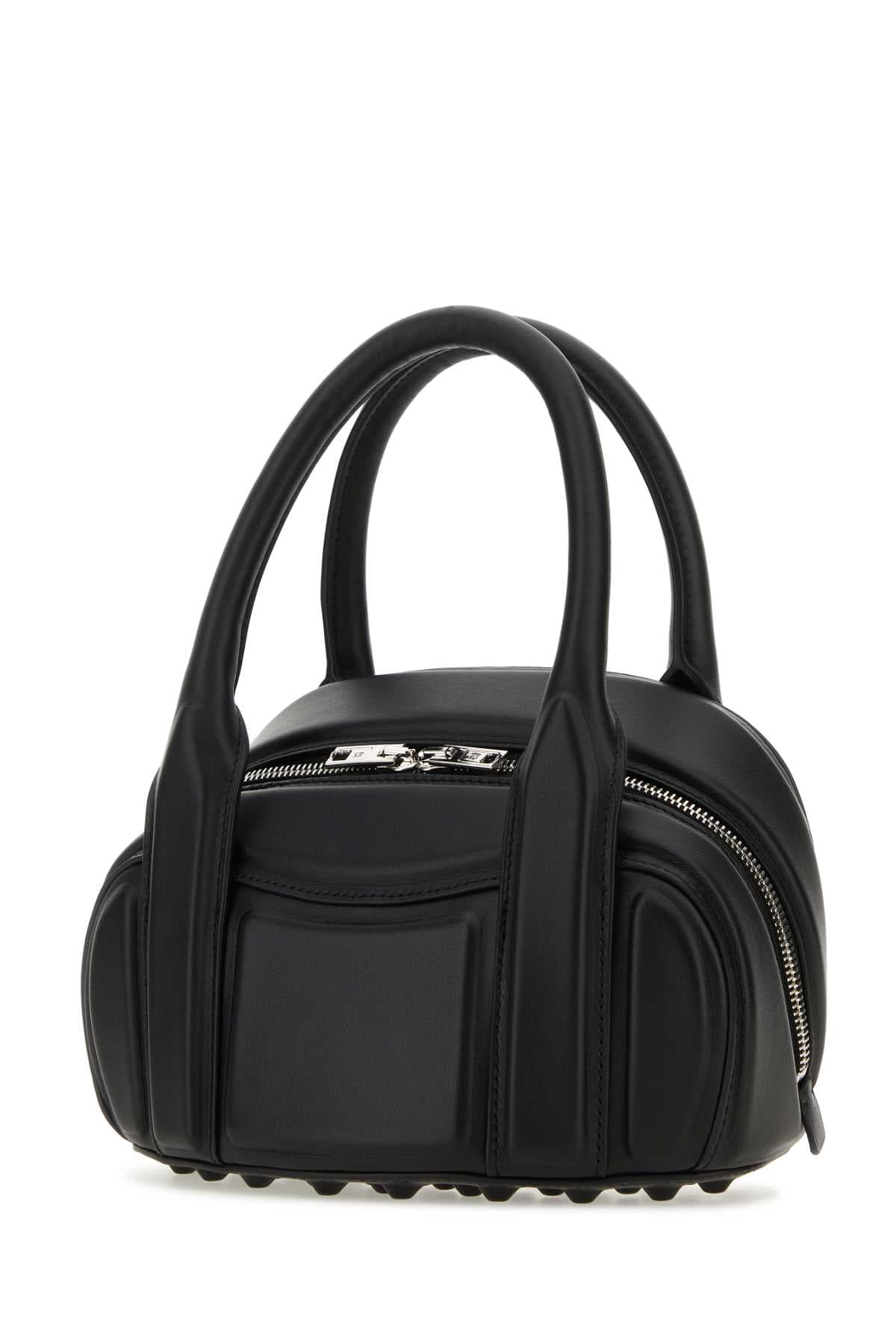Black nappa leather Roc small handbag - мініатюра 2