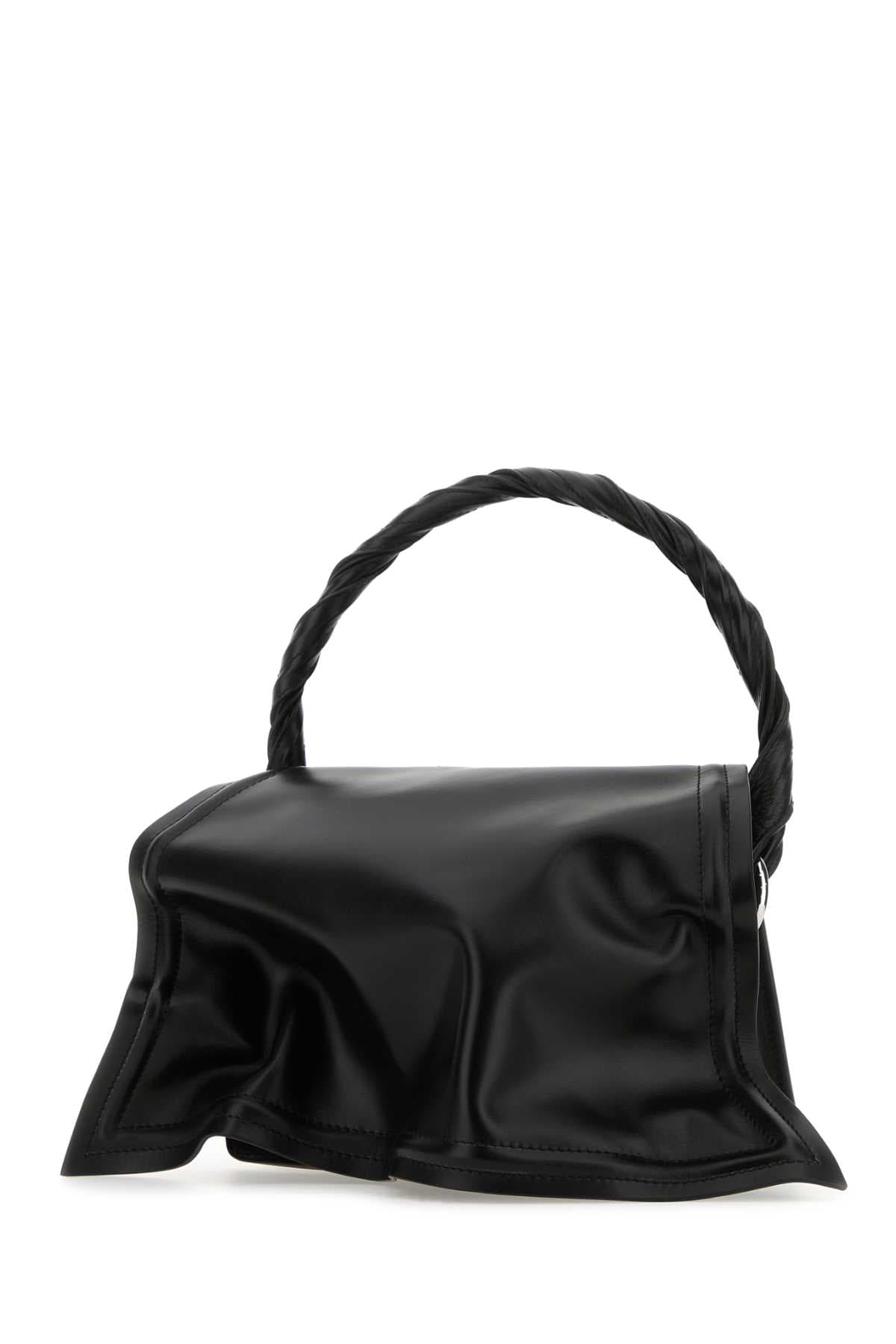 Black leather handbag - мініатюра 2