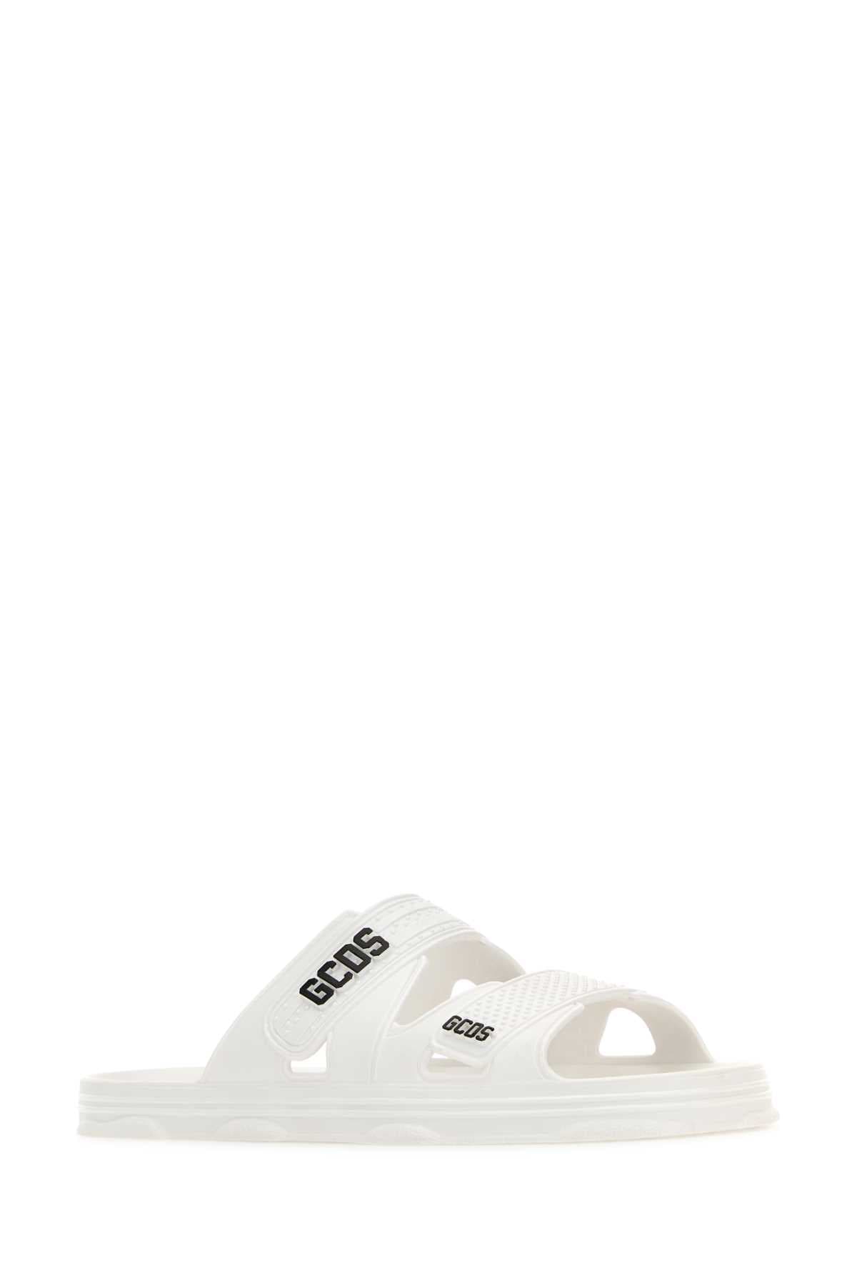 White rubber GCDS slippers - мініатюра 2