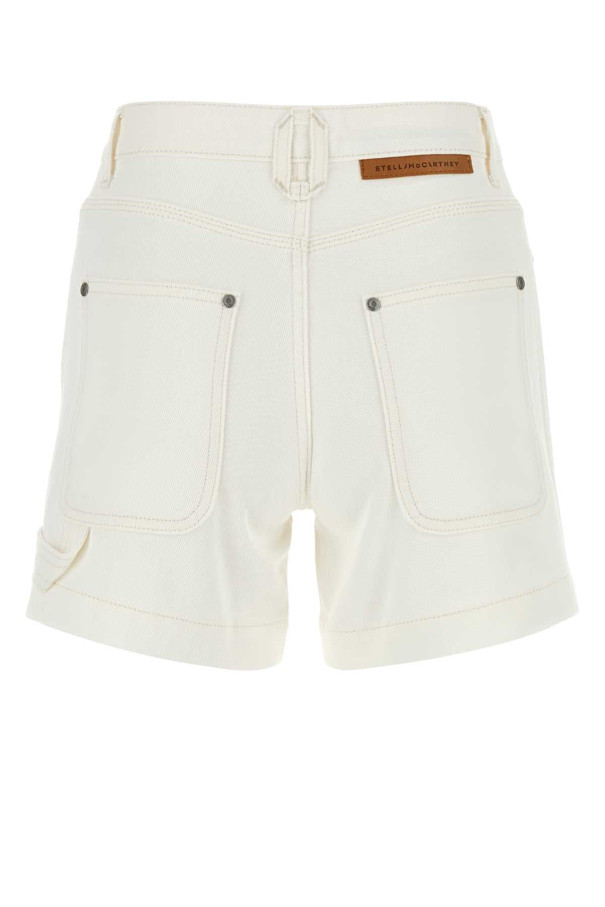 Two-tone denim shorts - мініатюра 2