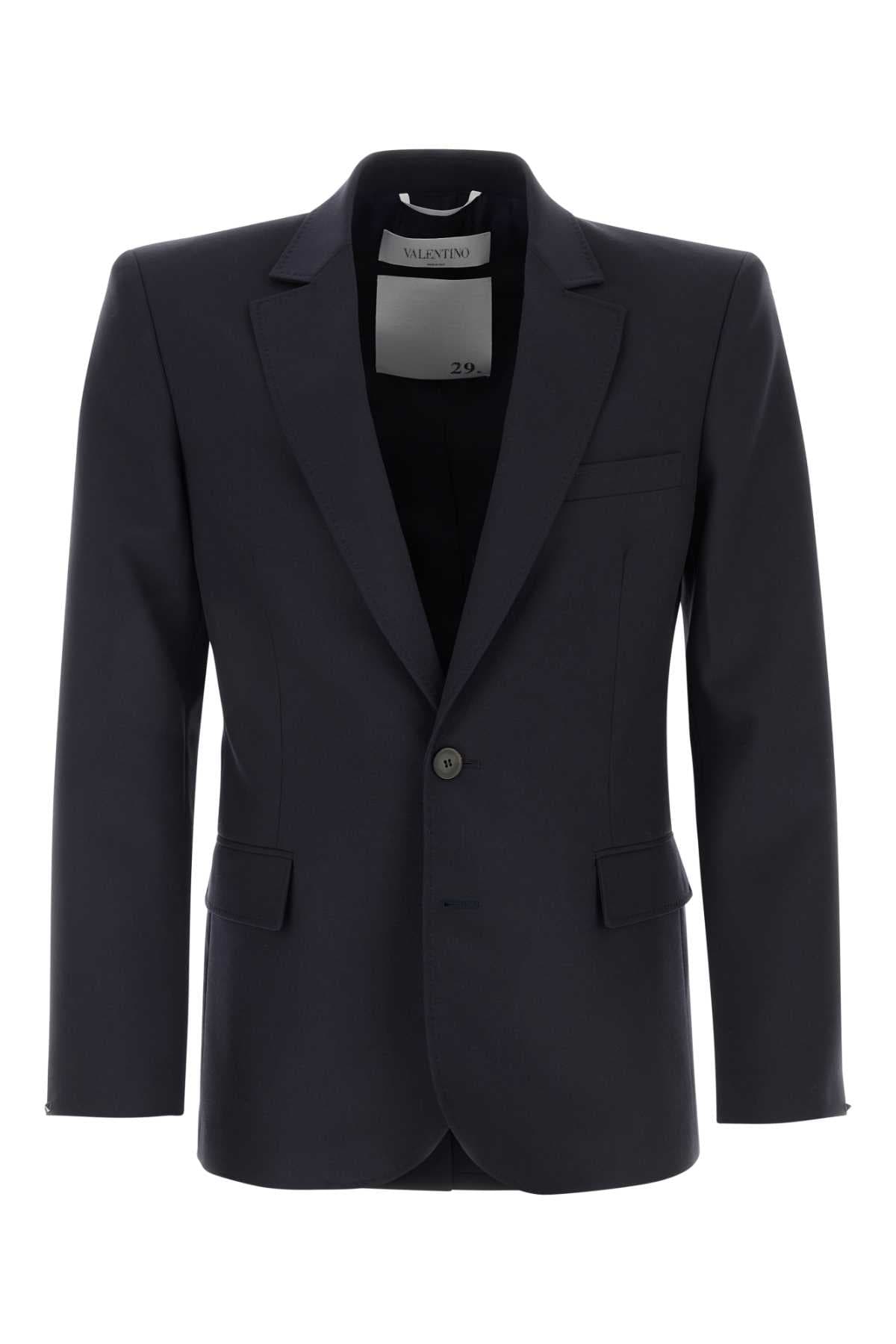 Midnight blue wool blazer