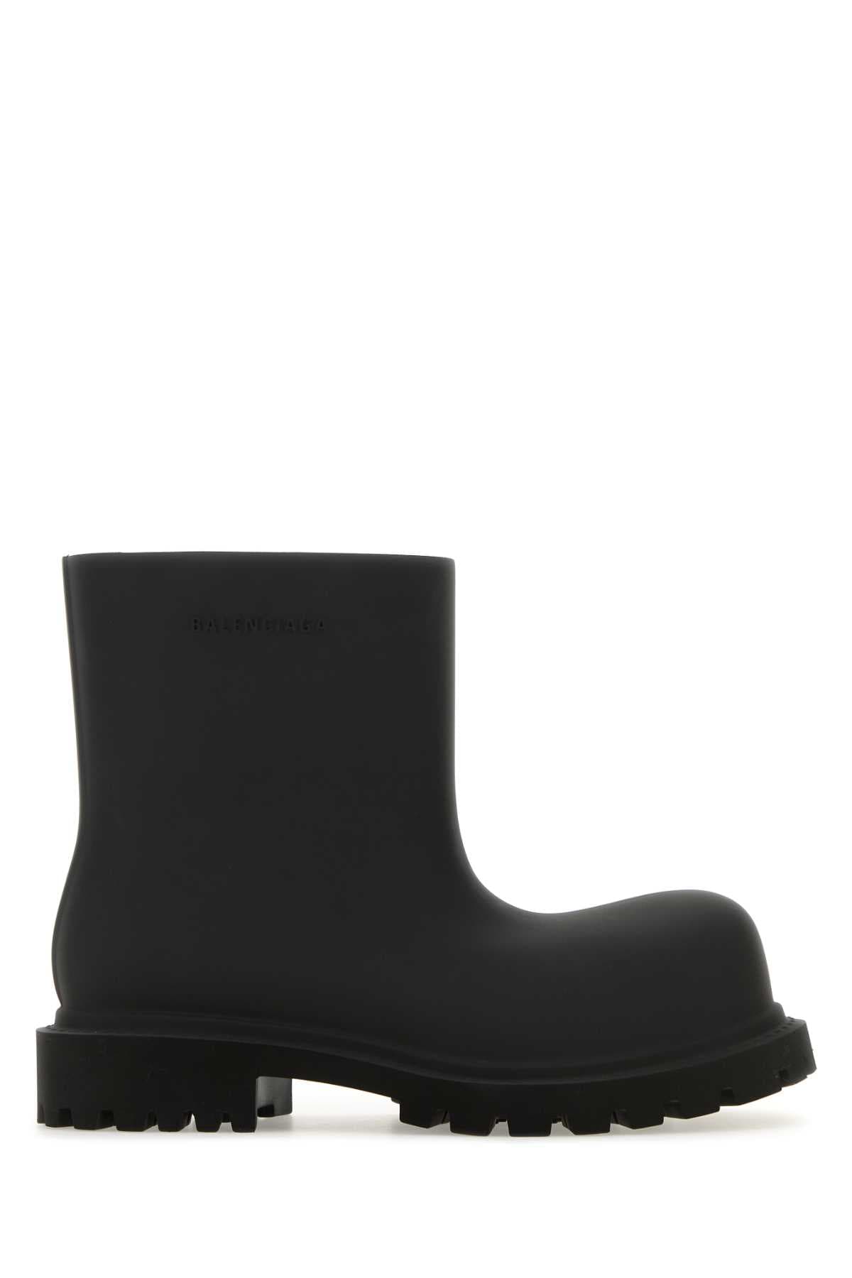Black EVA Steroid ankle boots