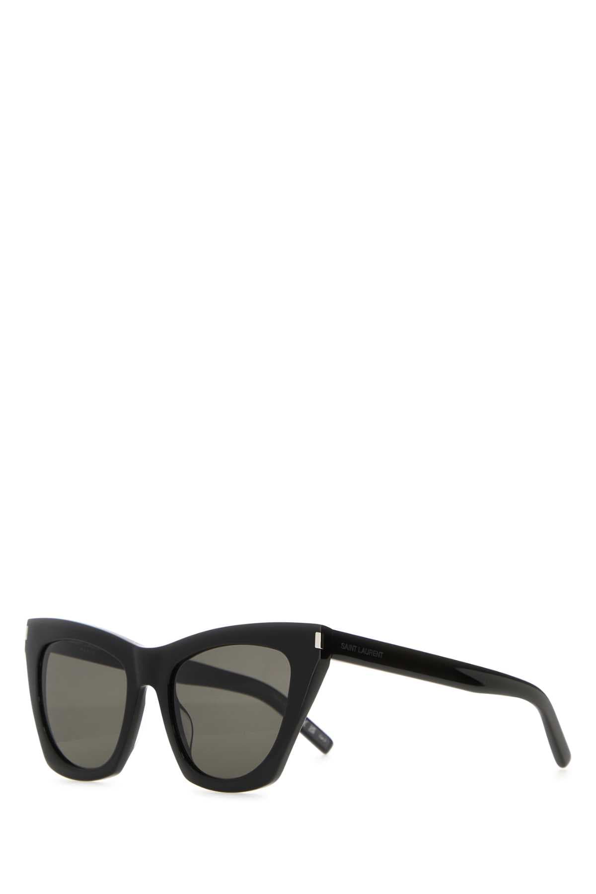 Black acetate SL 214 sunglasses