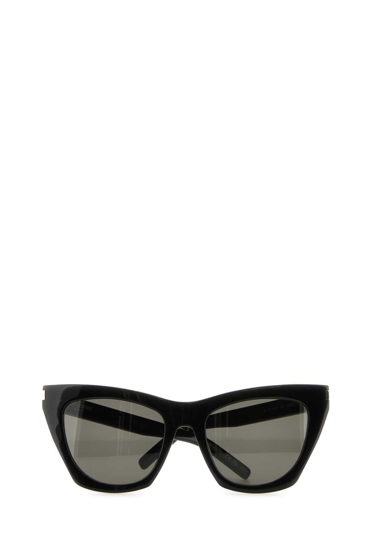 Black acetate SL 214 sunglasses - мініатюра 2