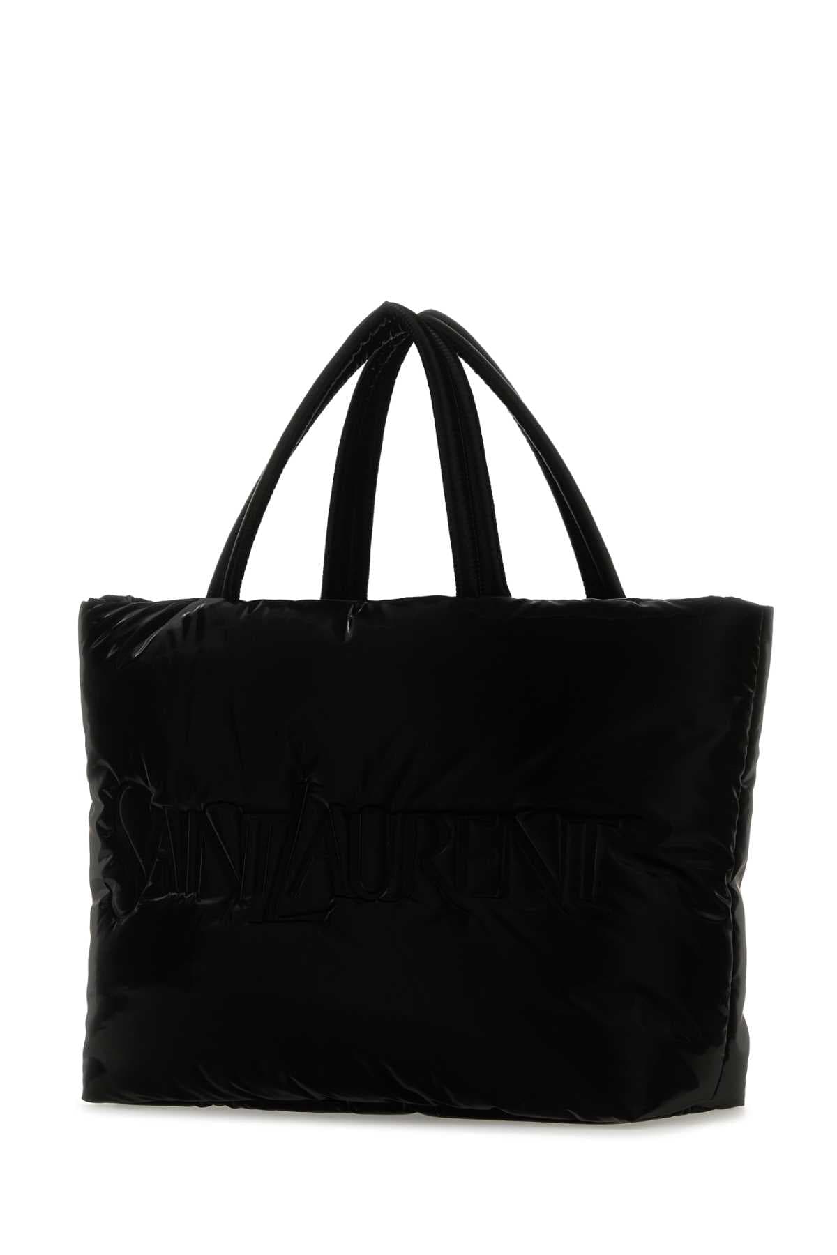 Black nylon Saint Laurent shopping bag - мініатюра 2