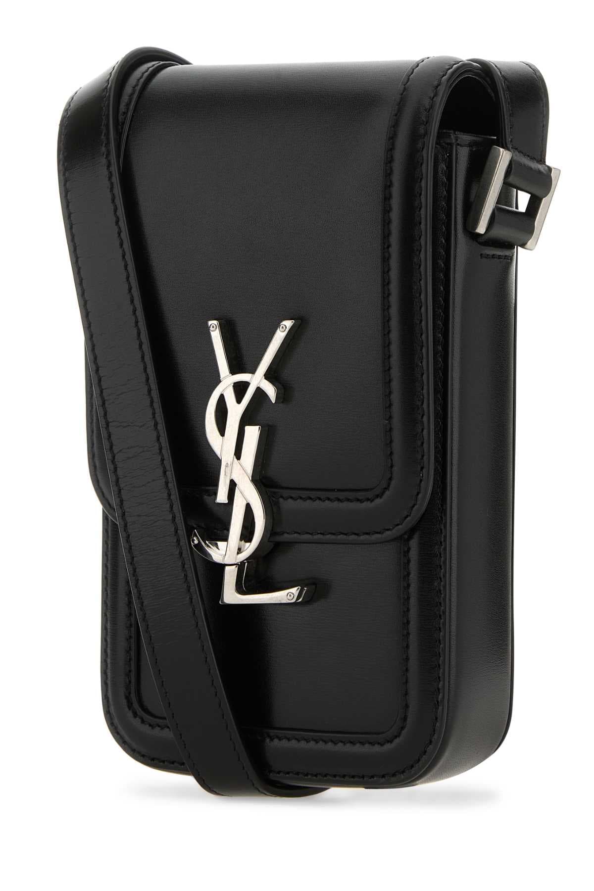 Black leather phone case - мініатюра 2