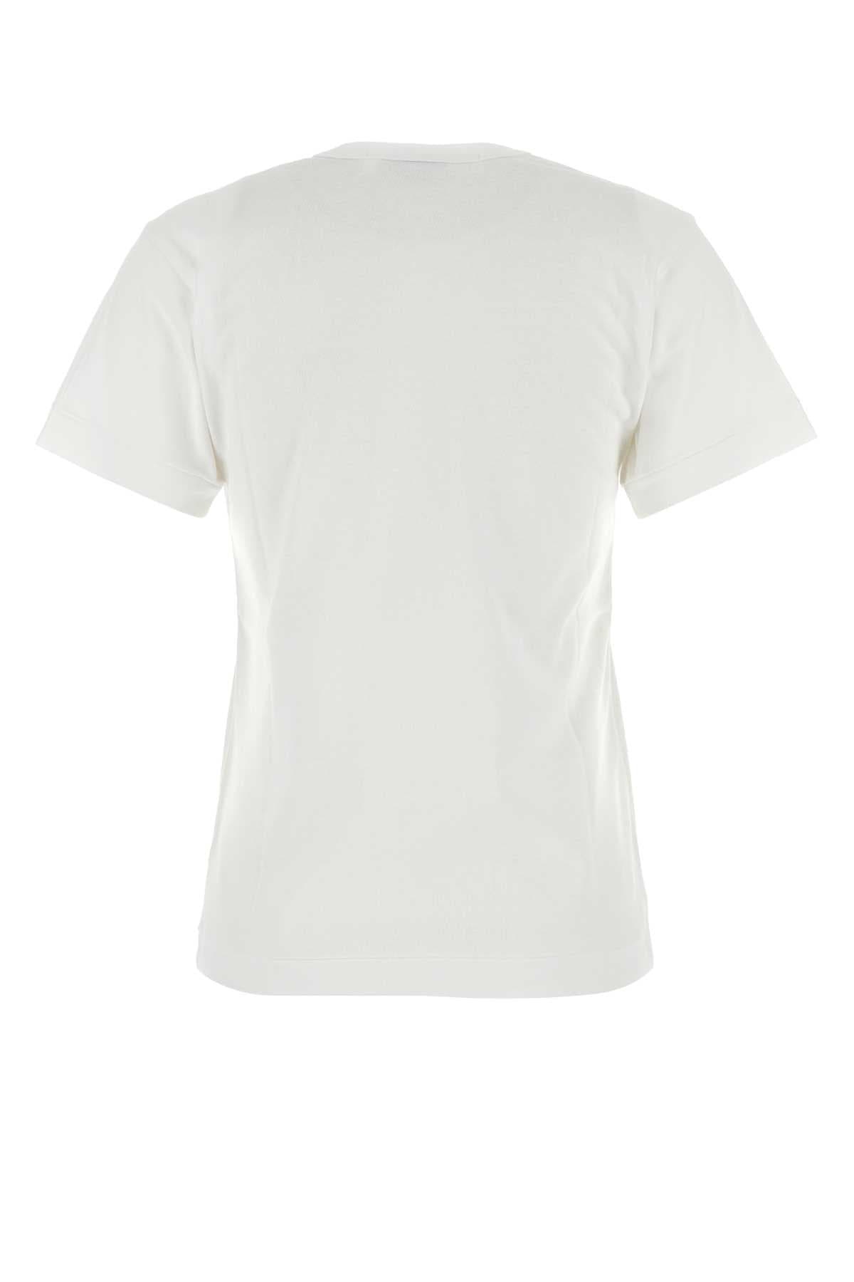 White cotton t-shirt - мініатюра 2