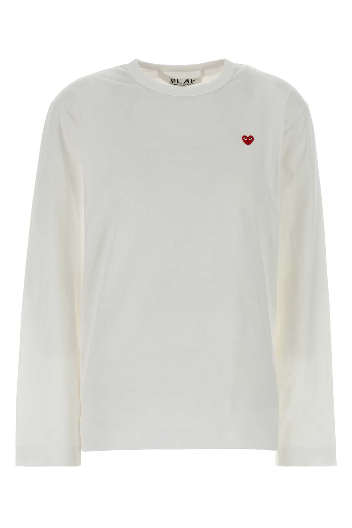 White cotton t-shirt