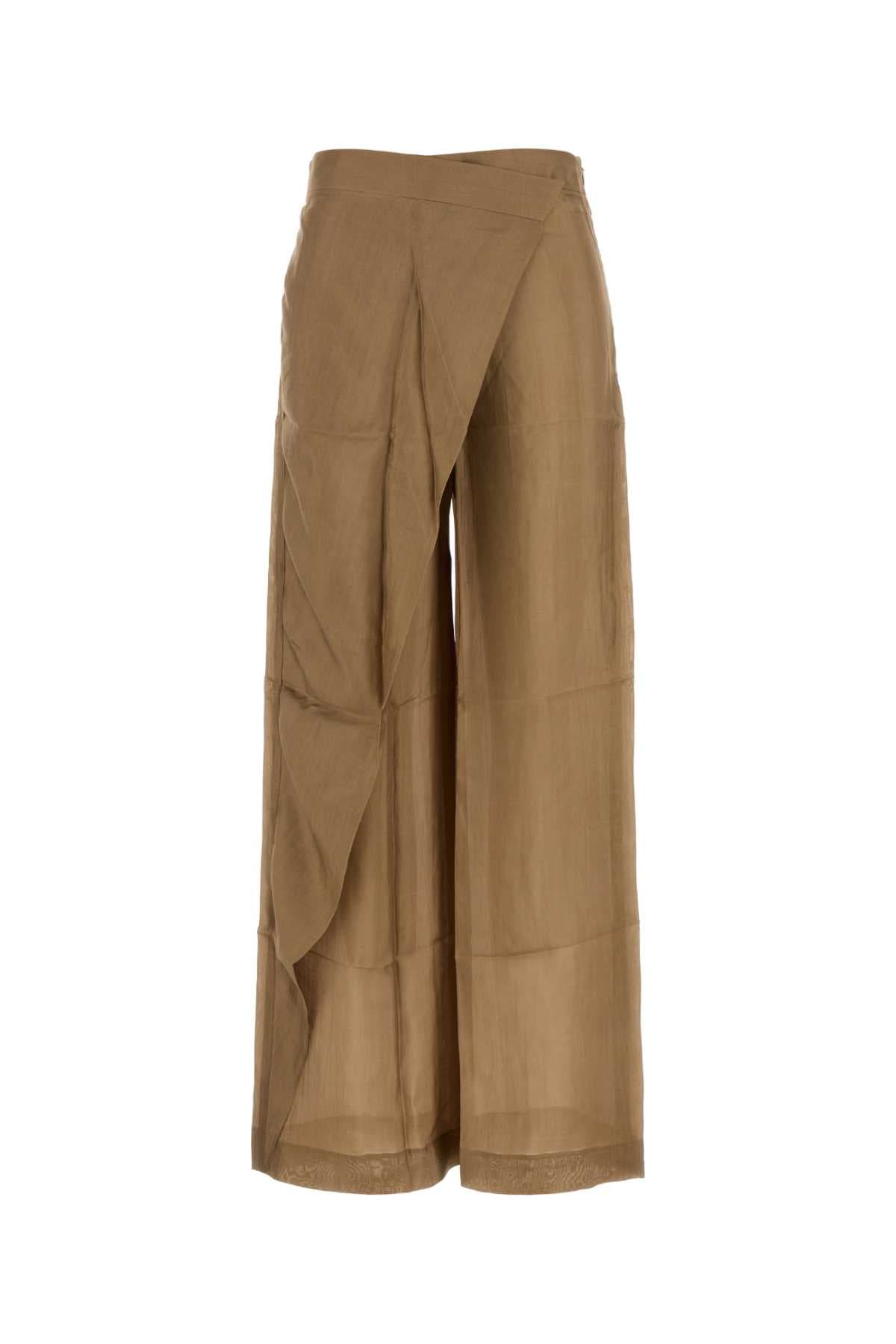 Camel silk Amanda pant
