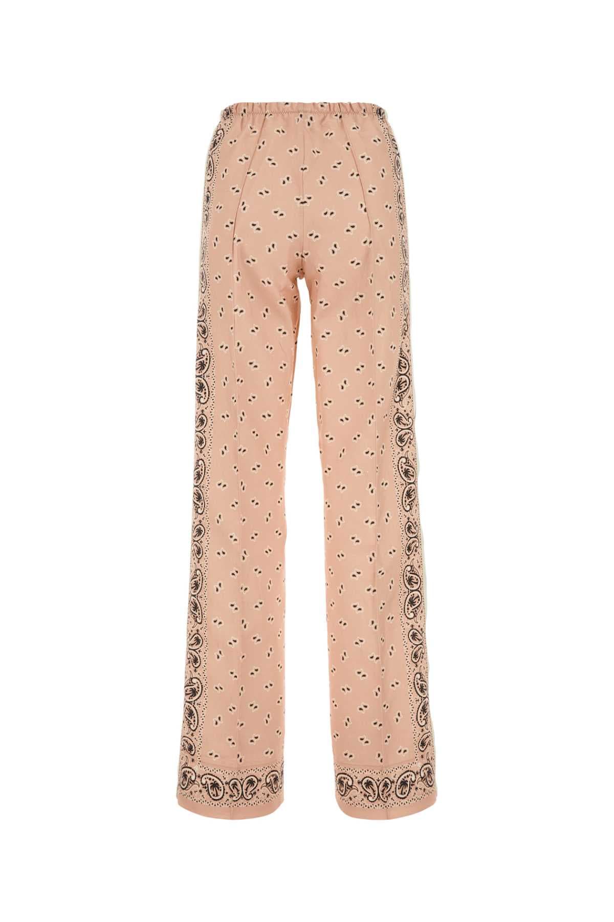 Printed linen blend pant - мініатюра 2