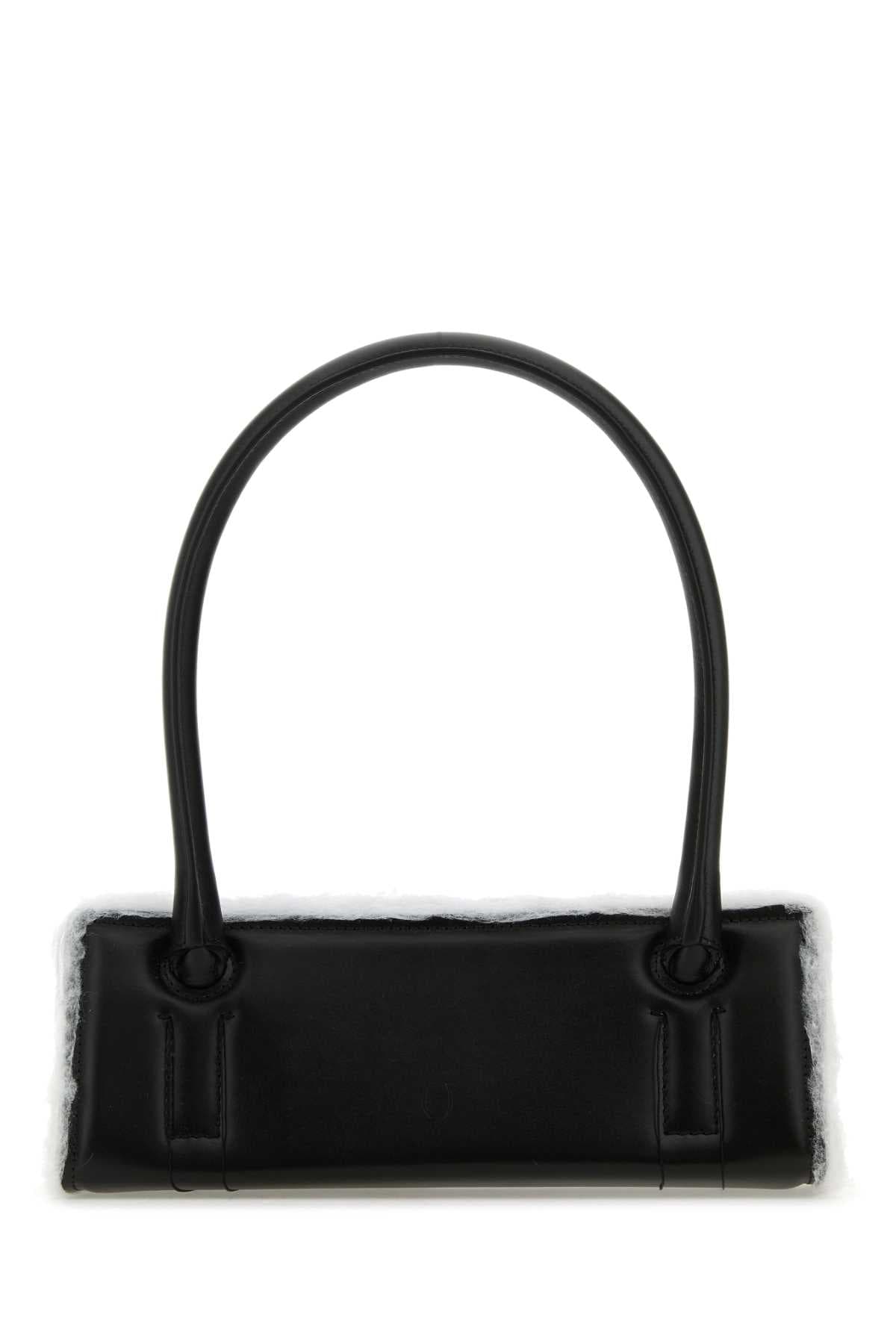 Black leather Radar shoulder bag
