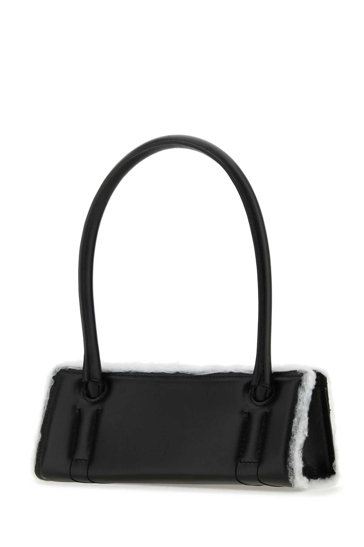 Black leather Radar shoulder bag - мініатюра 2
