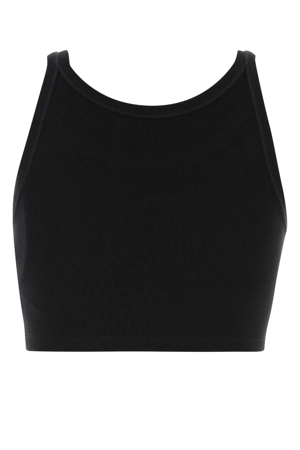 Black piquet top - мініатюра 2