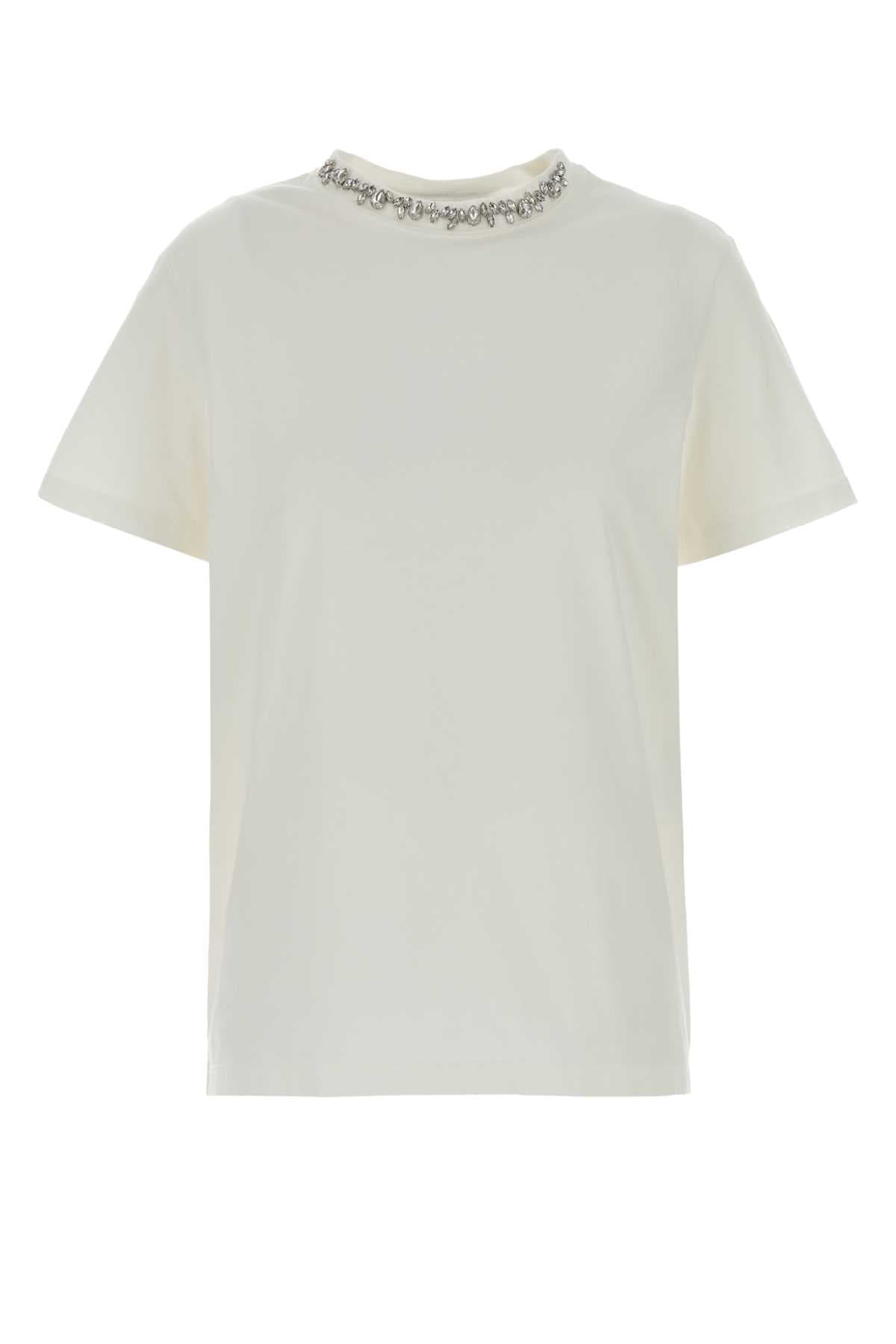 White cotton t-shirt