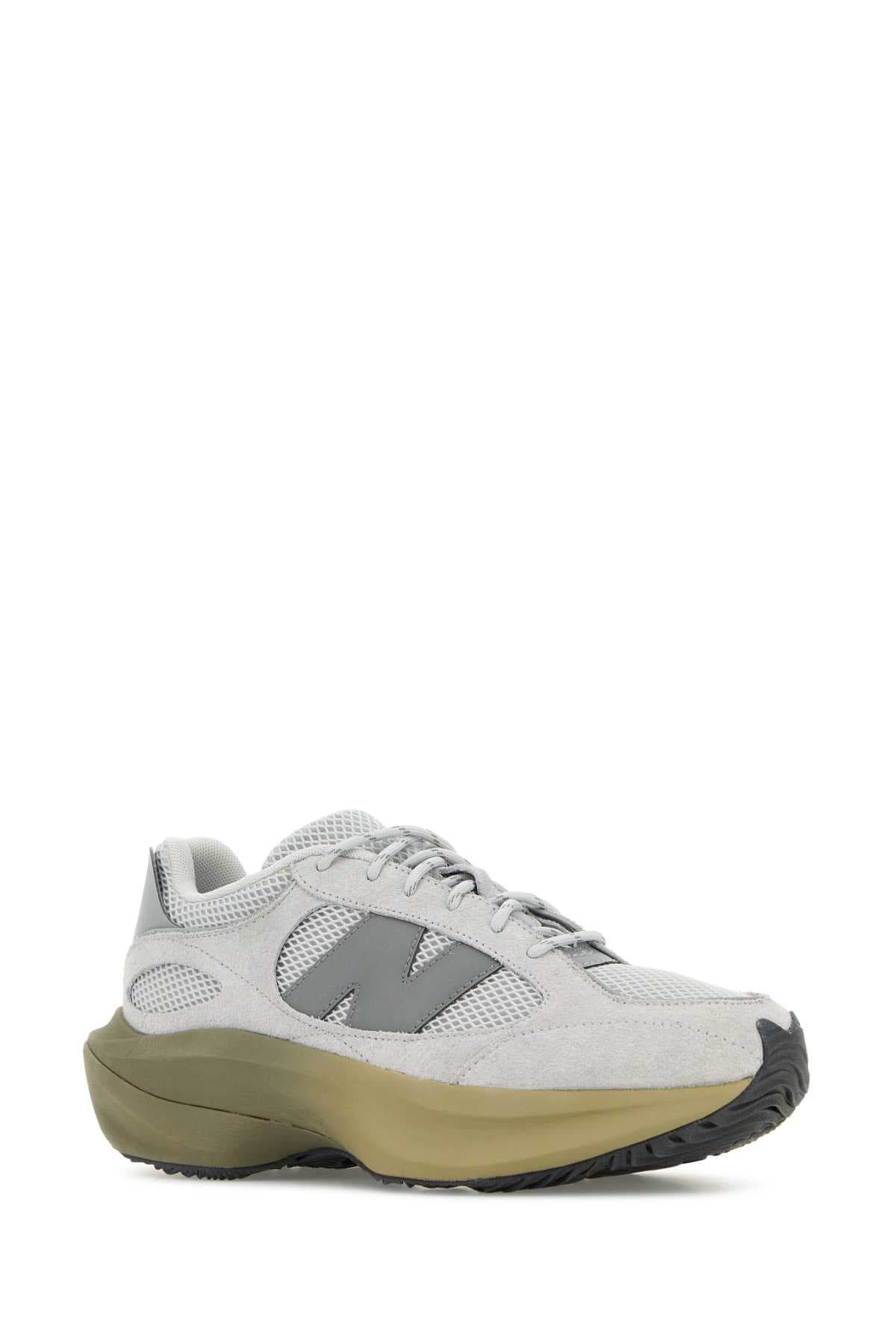 Grey suede and mesh WRPD sneakers - мініатюра 2