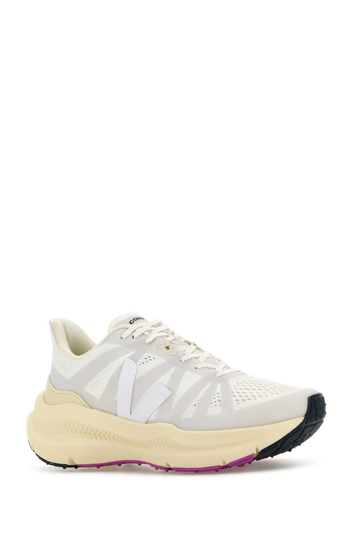 White fabric Condor 3 sneakers - мініатюра 2
