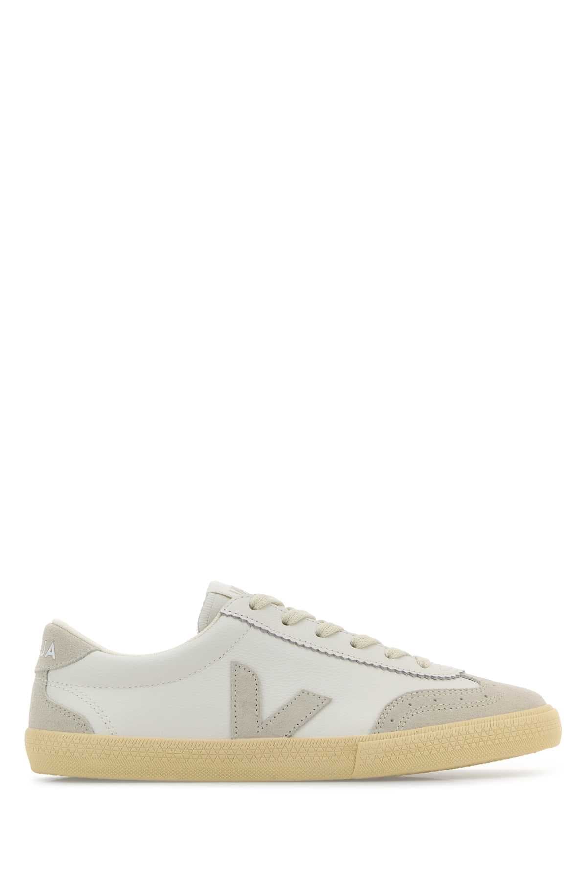White leather Volley O.T. sneakers