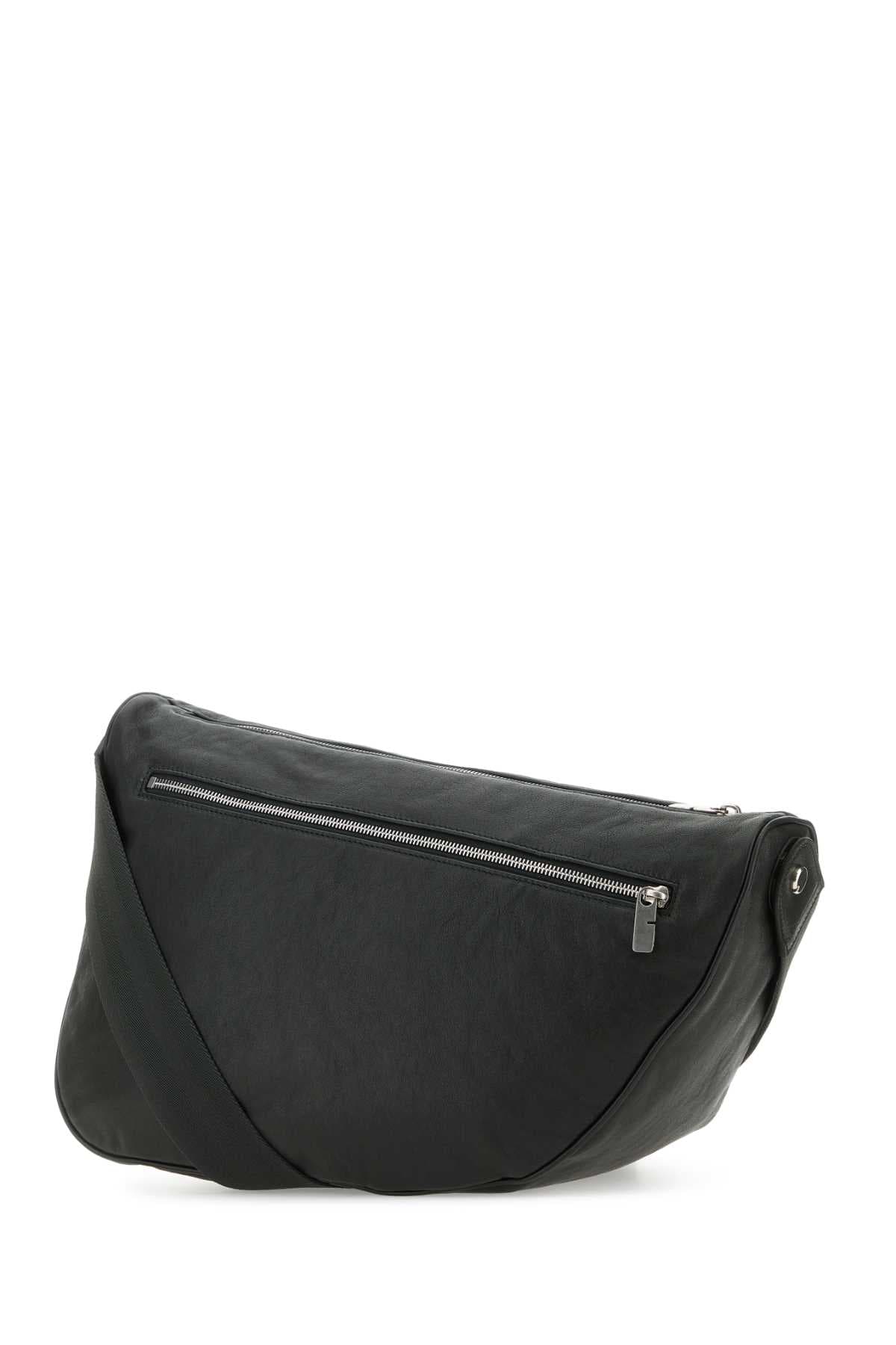 Slate leather large Shield crossbody bag - мініатюра 2