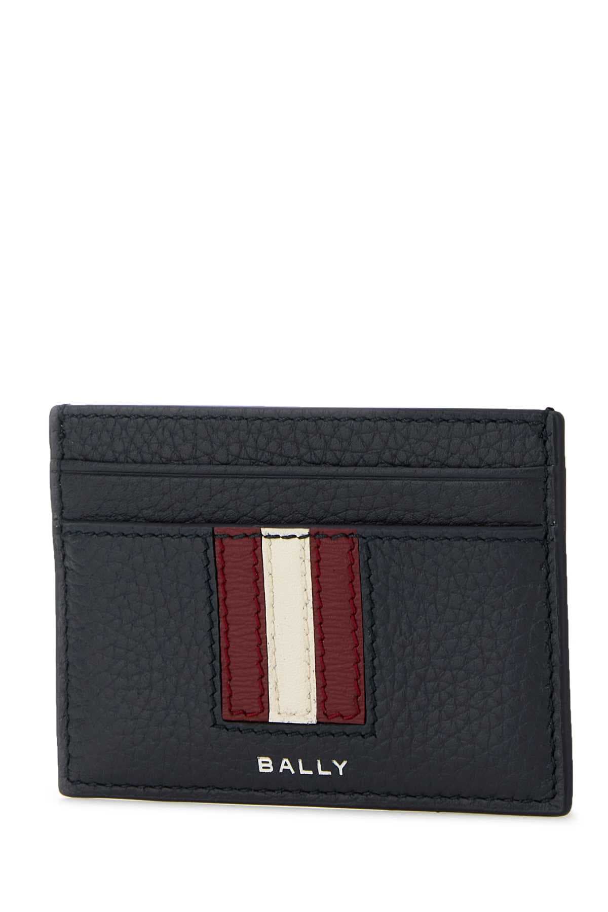 Blue leather card holder - мініатюра 2