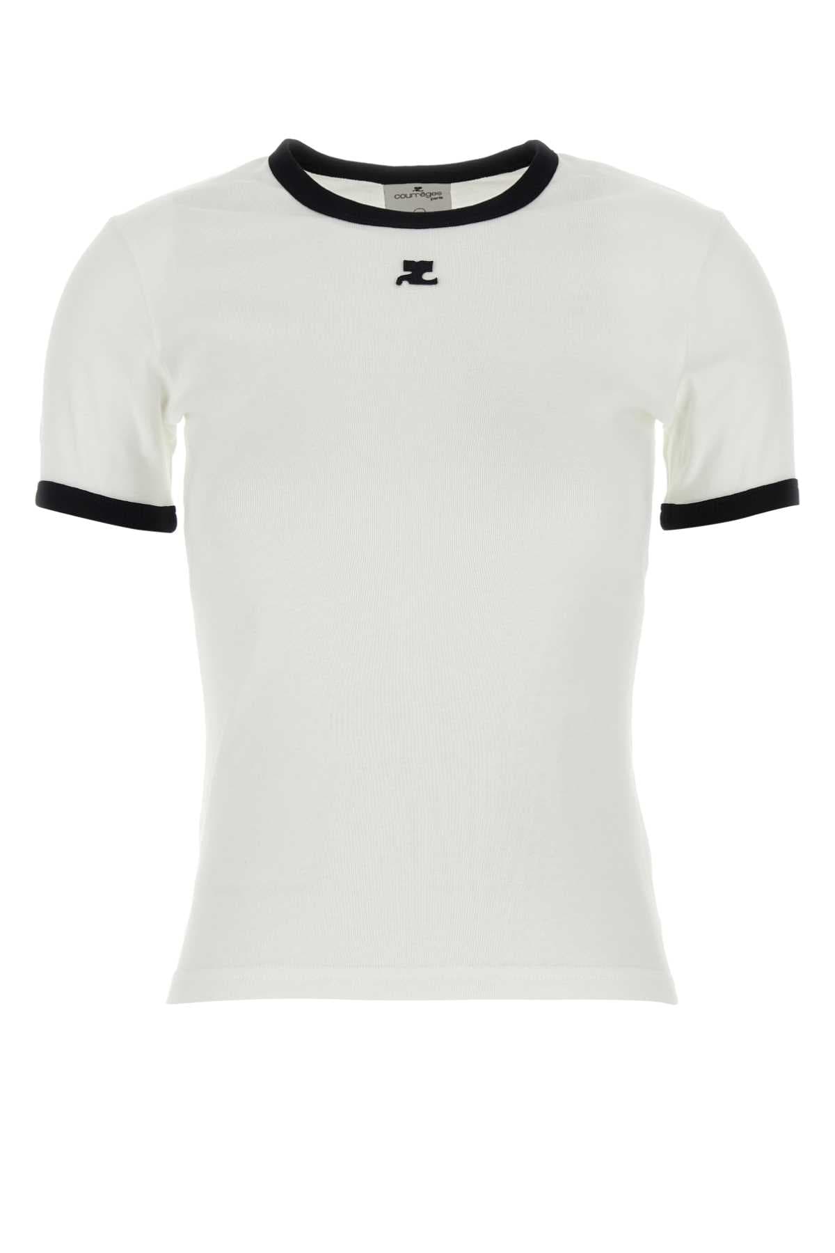 White cotton t-shirt