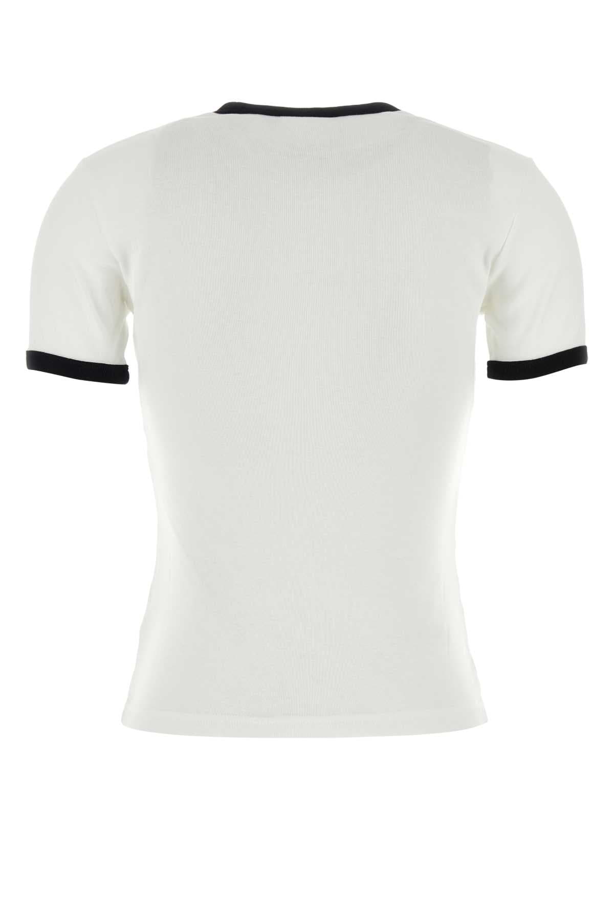 White cotton t-shirt - мініатюра 2