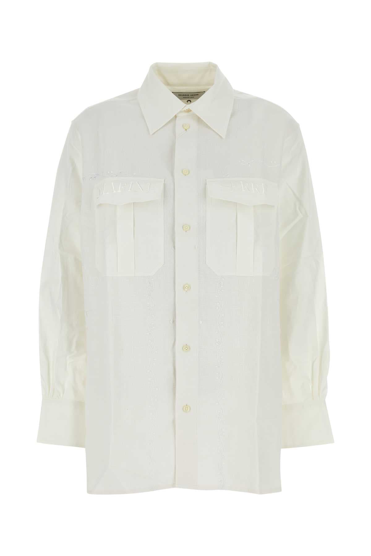 White cotton shirt
