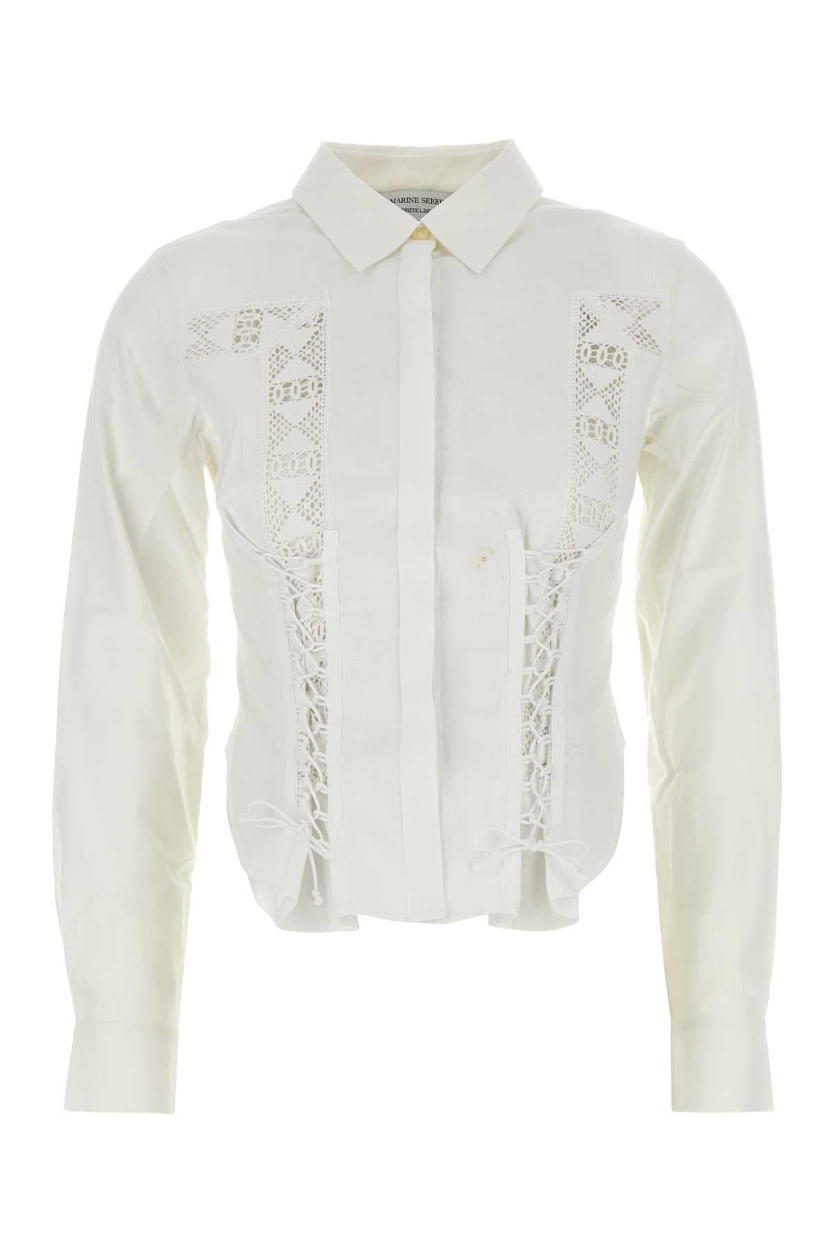 White cotton shirt