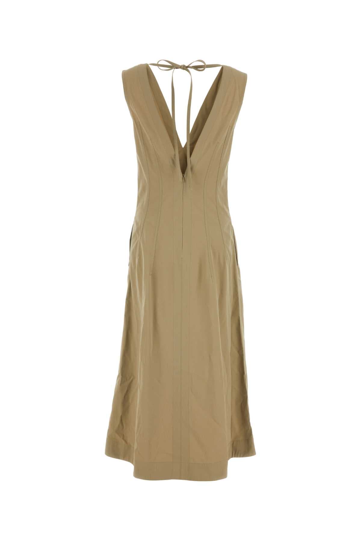Cappuccino cotton blend dress - мініатюра 2