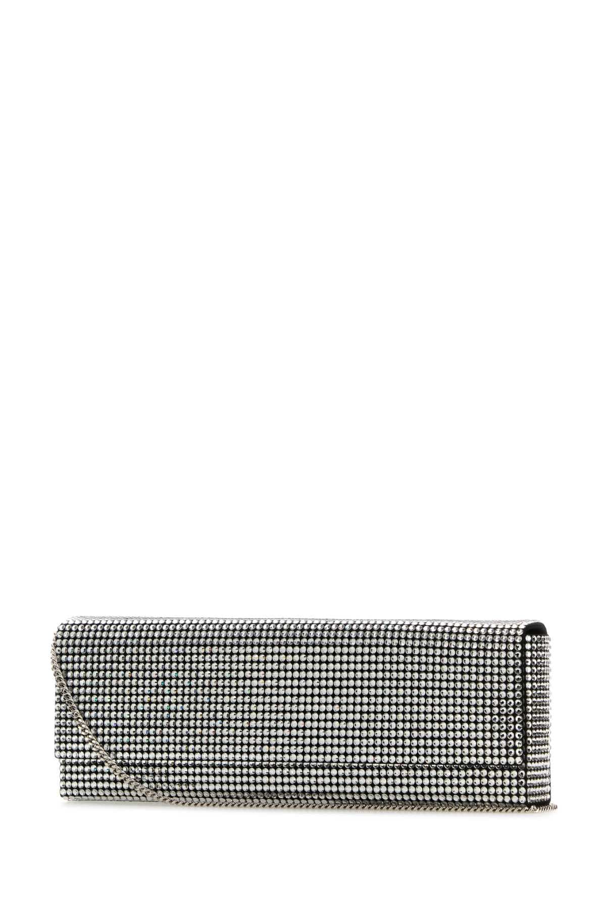 Embellished satin Amini Paloma clutch - мініатюра 2
