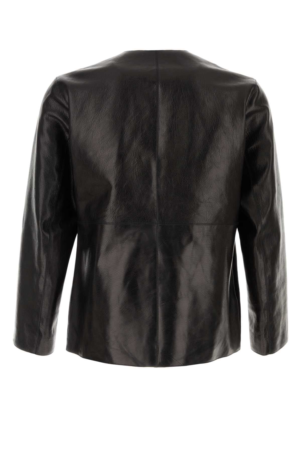 Black leather jacket - мініатюра 2