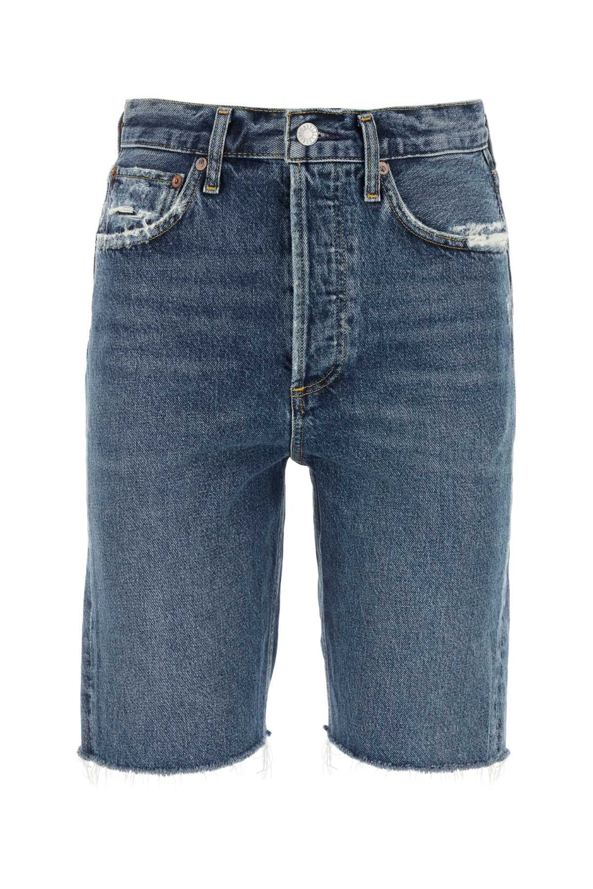 Denim Precision bermuda shorts