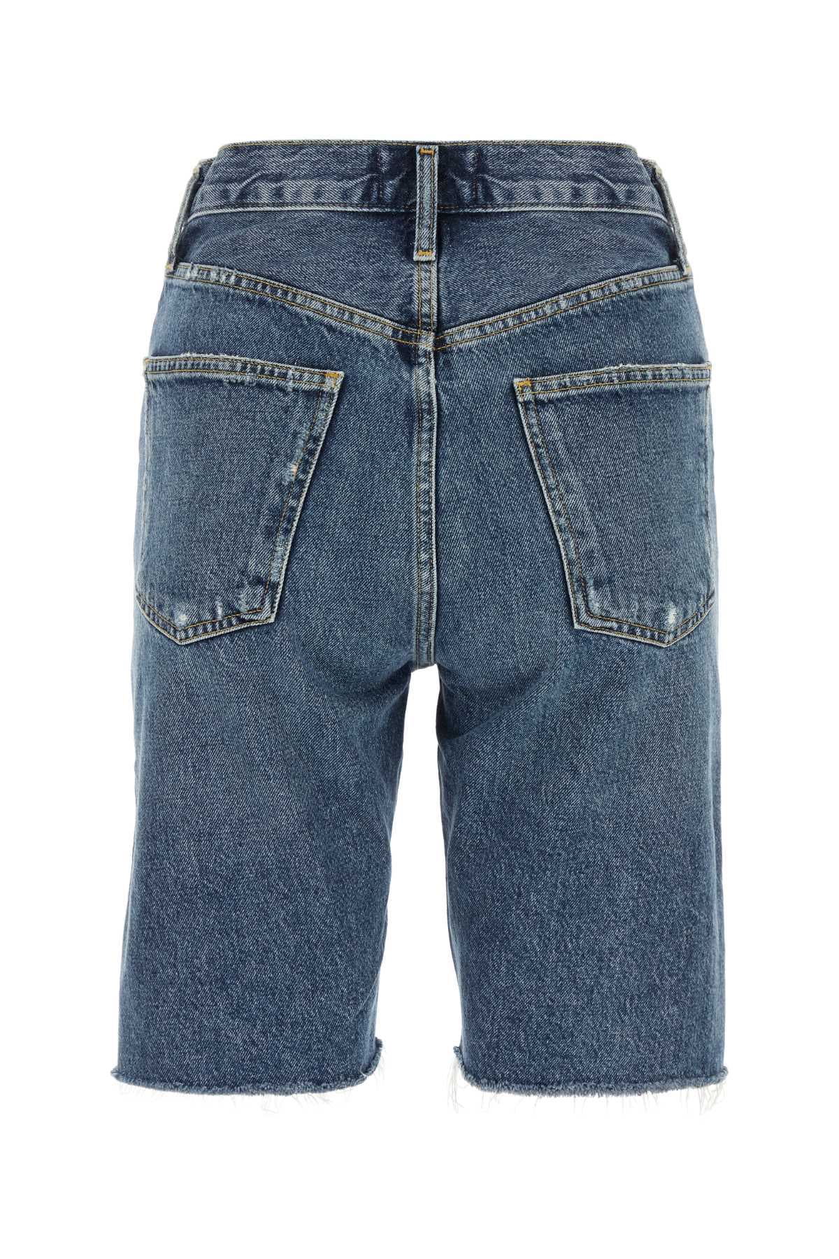 Denim Precision bermuda shorts - мініатюра 2